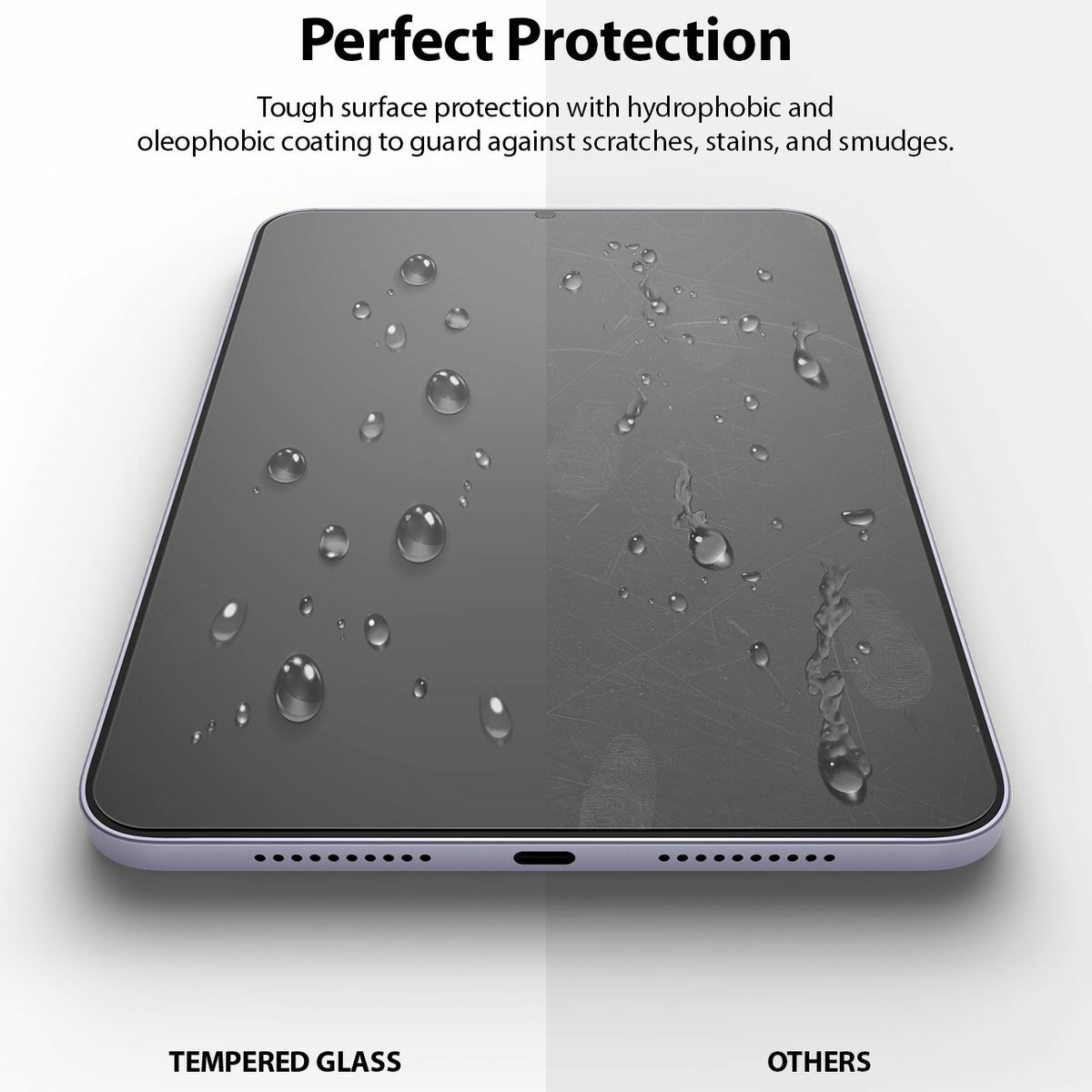Kép 4/4 - Ringke iPad mini 8.3 (2021) üvegfólia, prémium edzett üveg, átlátszó