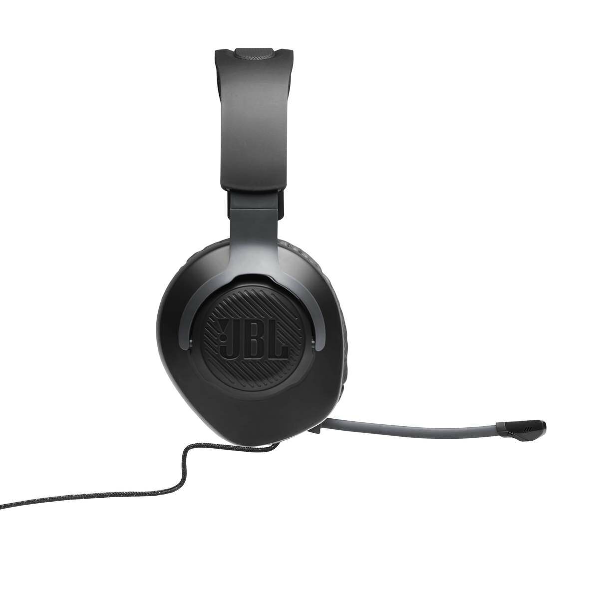 Kép 3/3 - JBL Quantum 100 vezetékes gamer fejhallgató miktrofonnal, fekete EU