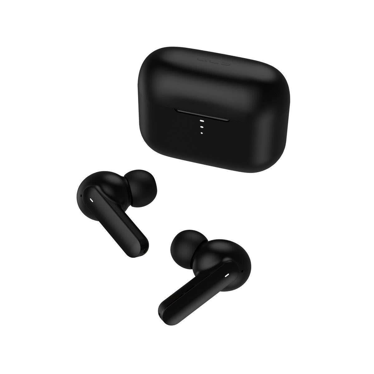 Kép 2/4 - QCY T10 PRO Bluetooth zajszűréses vezeték nélküli fülhallgató, fekete EU