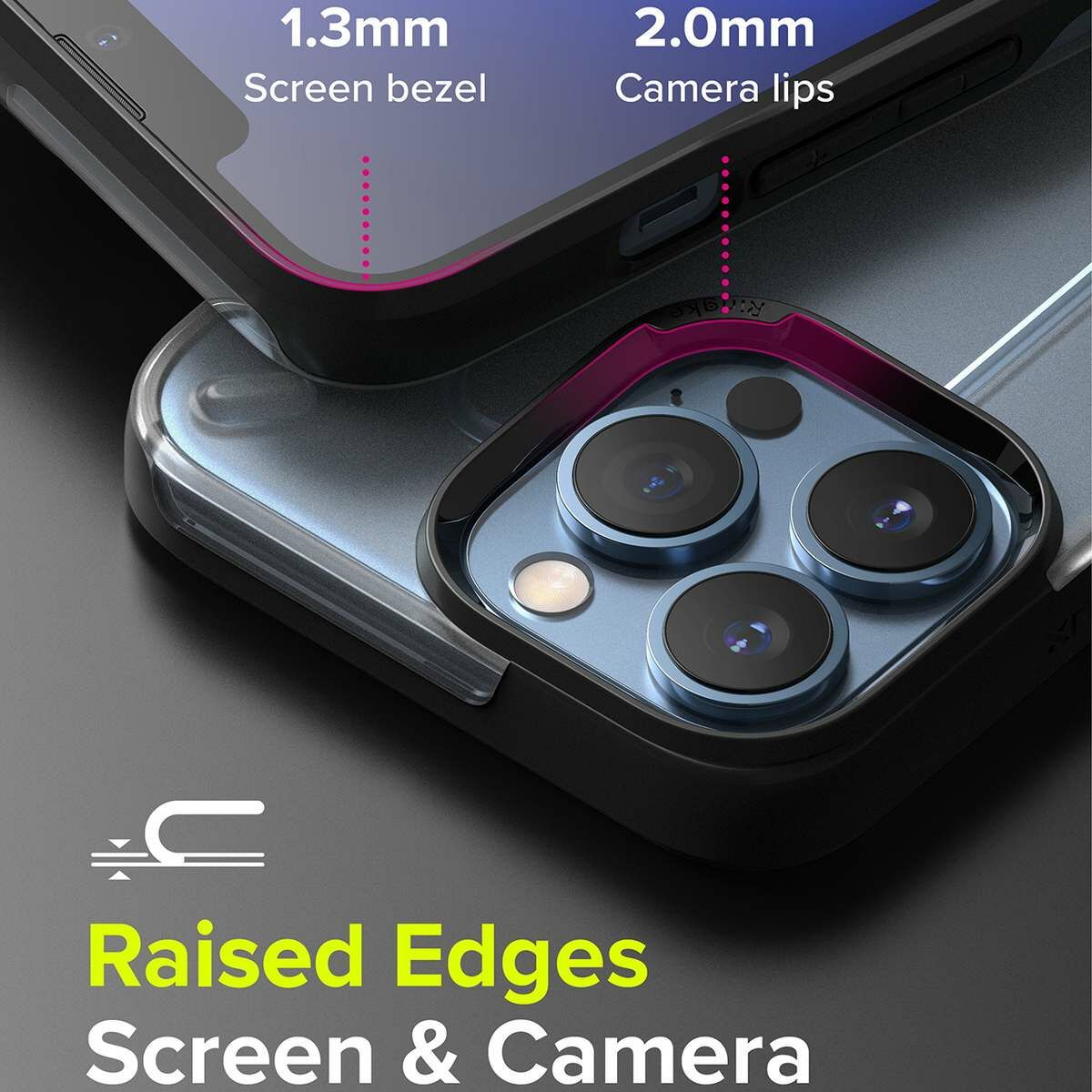 Ringke iPhone 13 Pro tok, UX, Matt átlátszó