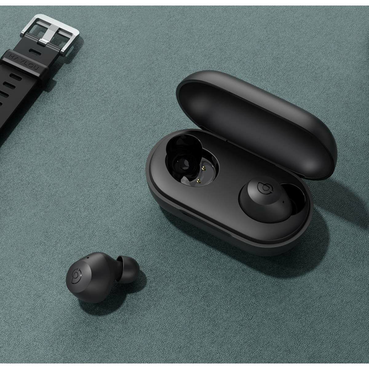 Kép 2/2 - Xiaomi Haylou T16 Bluetooth Earbuds True Wireless fülhallgató, fekete EU
