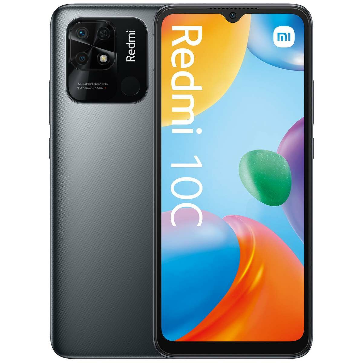 Xiaomi Redmi 10C Dual SIM 4GB RAM 64GB mobiltelefon, szürke EU