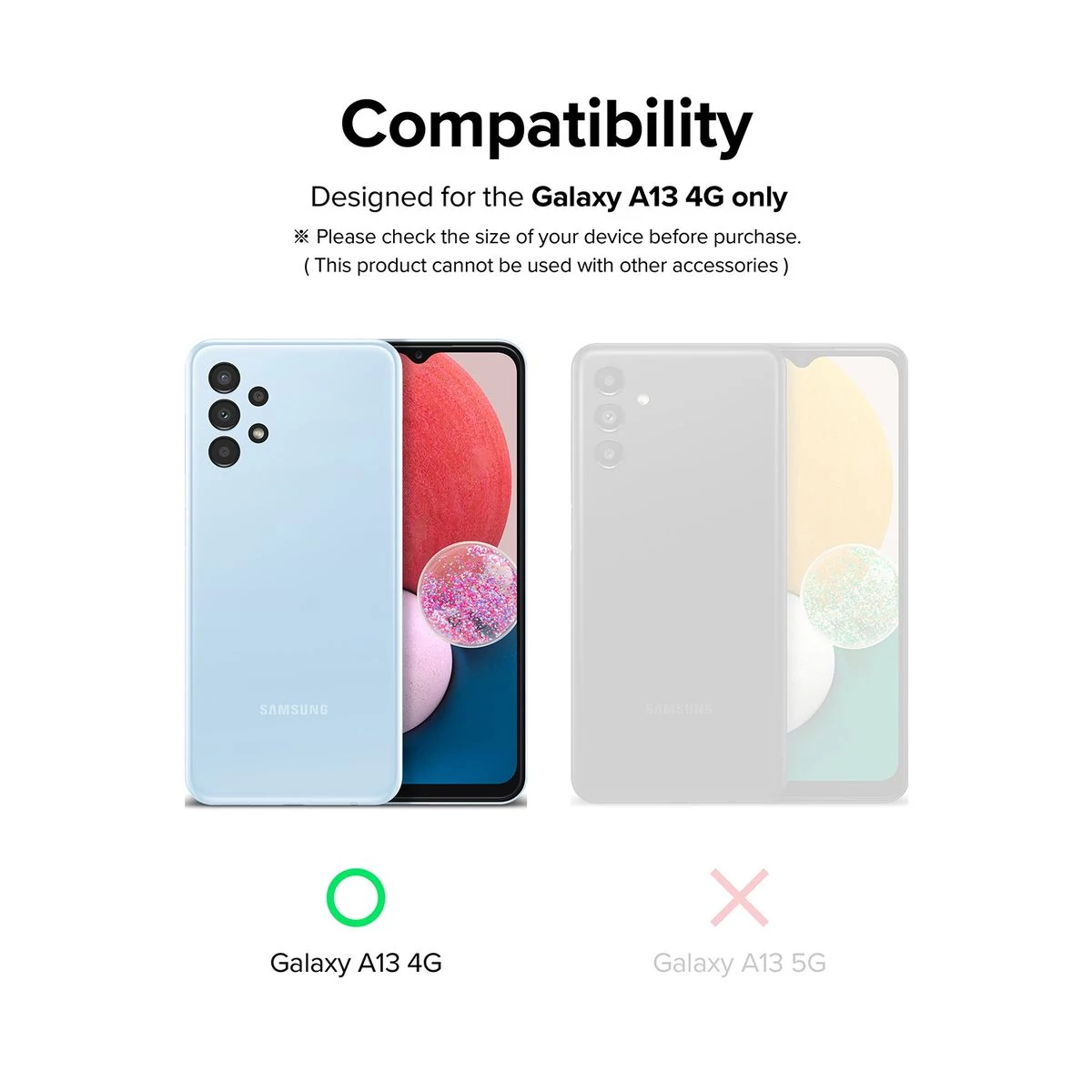 Kép 3/11 - Ringke Galaxy A13 4G kamera lencse védő üveg (3 pcs), fekete