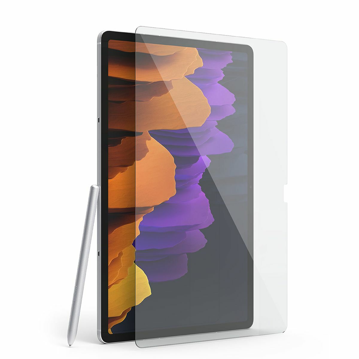 Kép 2/15 - Ringke Galaxy Tab S8+/ S7+/ S7 FE kijelzővédő, Invisible Defender ID, edzett üveg, átlátszó