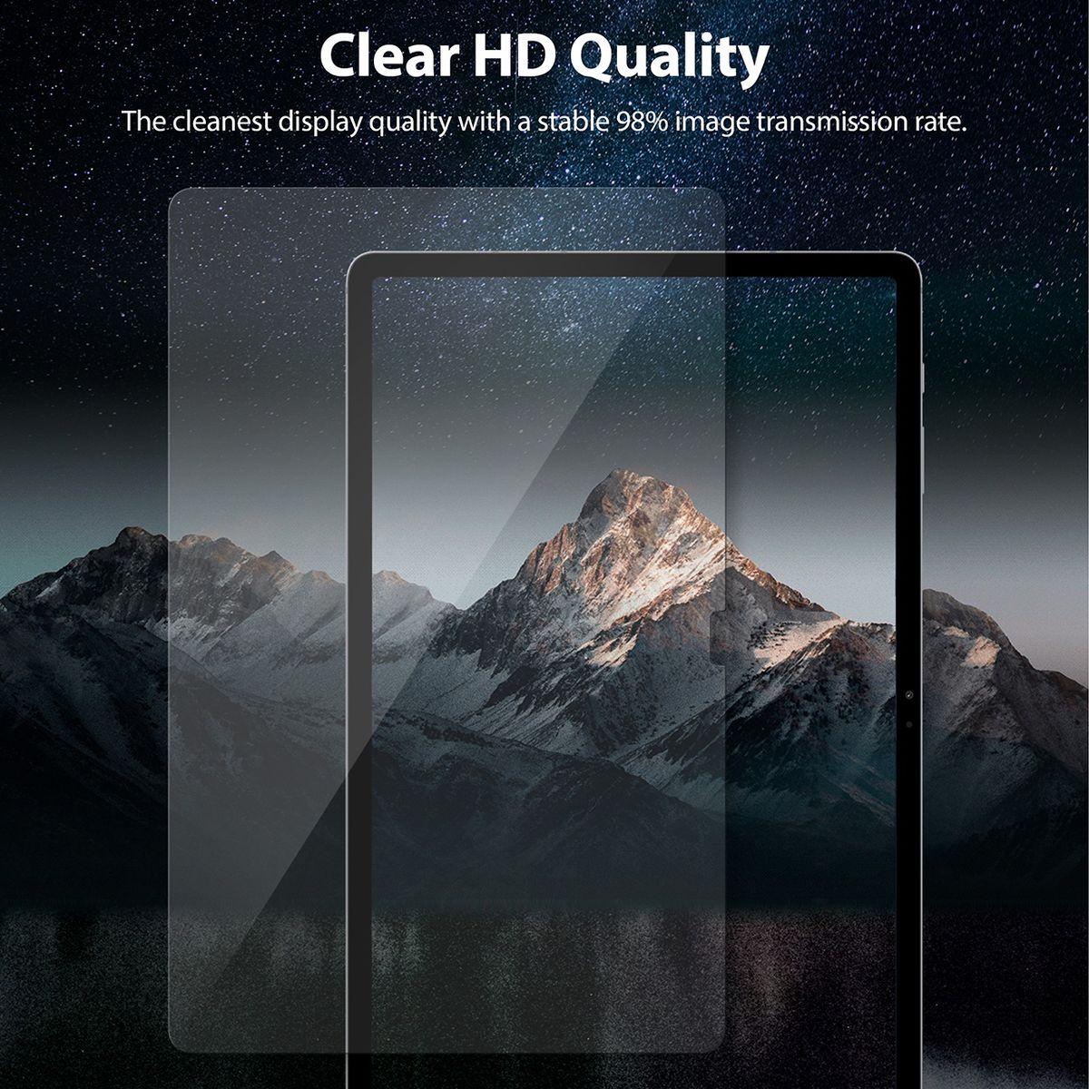 Kép 7/15 - Ringke Galaxy Tab S8+/ S7+/ S7 FE kijelzővédő, Invisible Defender ID, edzett üveg, átlátszó