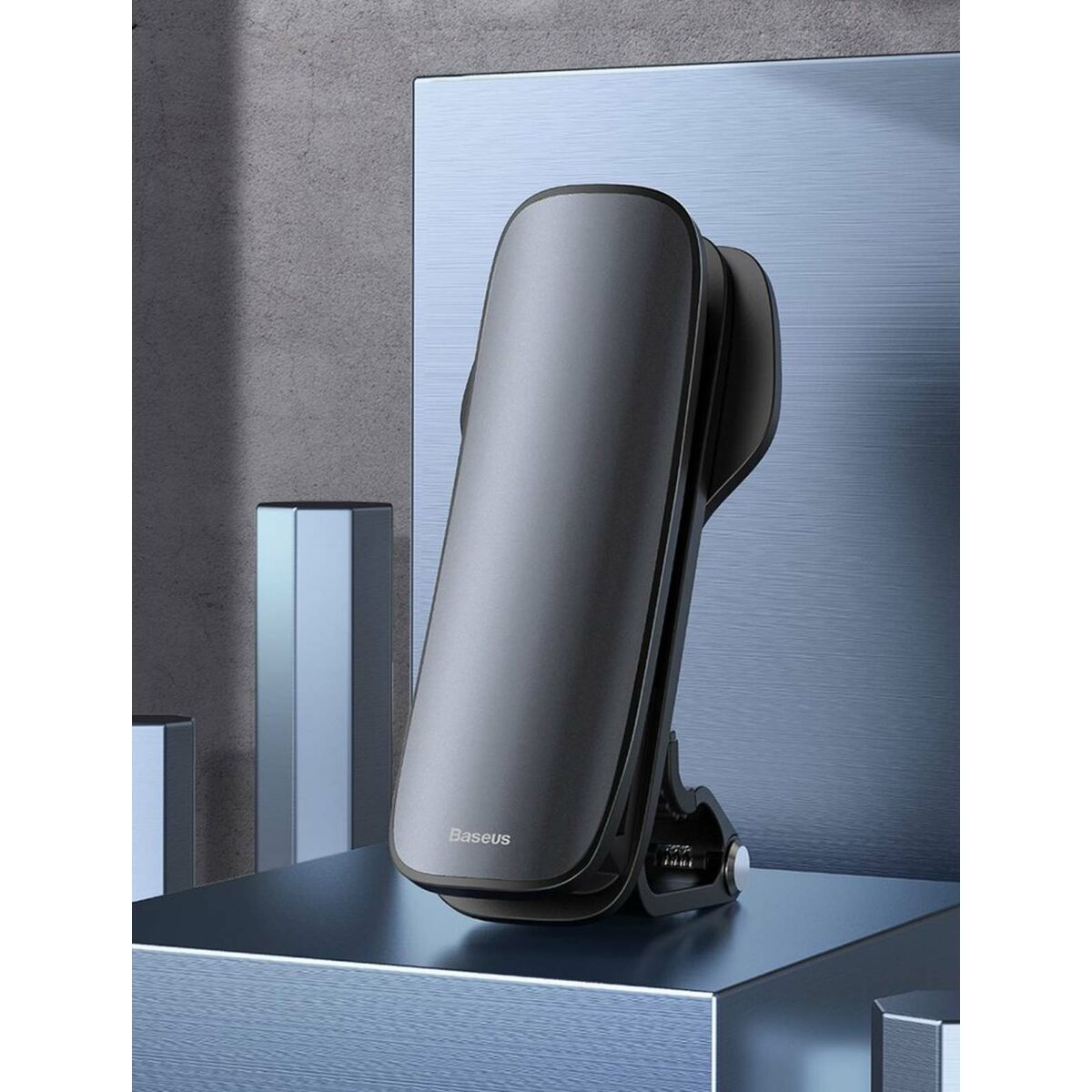 Kép 8/16 - Baseus autós telefontartó, Big Mouth Pro series (4,7 - 6,5 inch), fekete (SUDZ-A01)