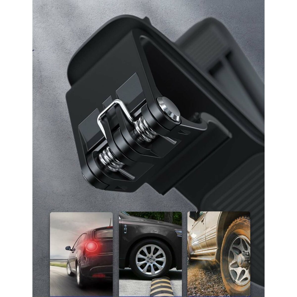 Kép 9/16 - Baseus autós telefontartó, Big Mouth Pro series (4,7 - 6,5 inch), fekete (SUDZ-A01)