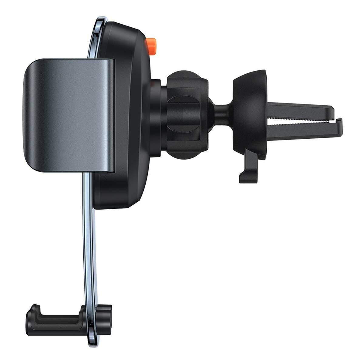 Kép 8/12 - Baseus autós telefontartó, Gravity 2-in-1 szellőzőrácsra és műszerfalra (4,7-6,7inch), fekete (SUYK000001)