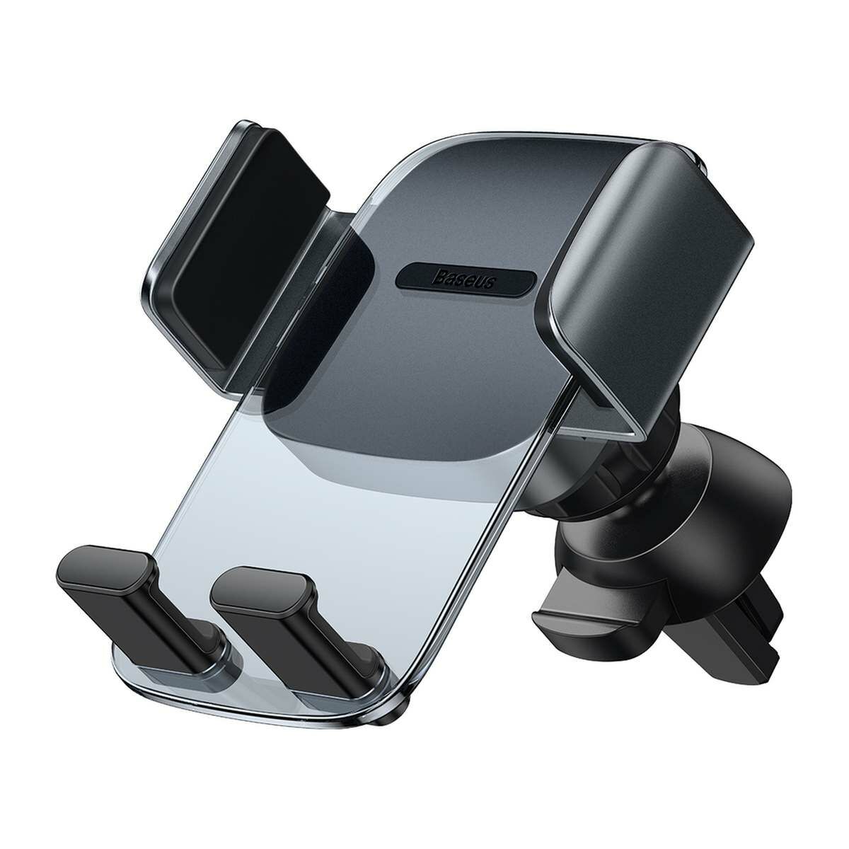 Kép 9/12 - Baseus autós telefontartó, Gravity 2-in-1 szellőzőrácsra és műszerfalra (4,7-6,7inch), fekete (SUYK000001)