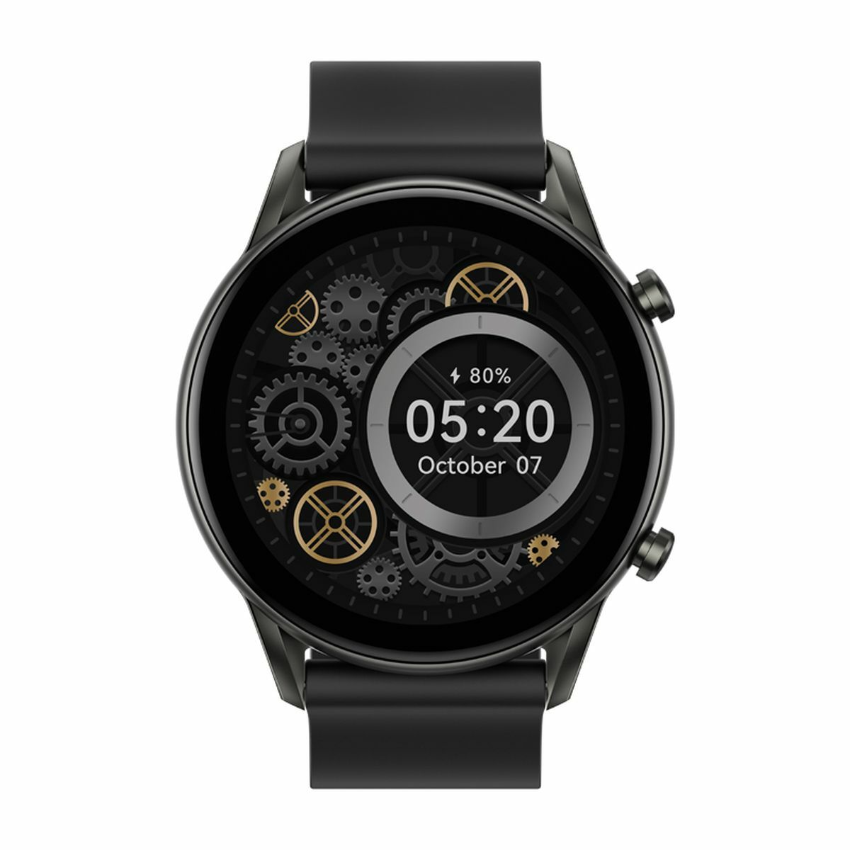 Kép 1/5 - Xiaomi Haylou RT2 LS10 Smart watch okosóra, IP68, SpO2 tracking, fekete EU