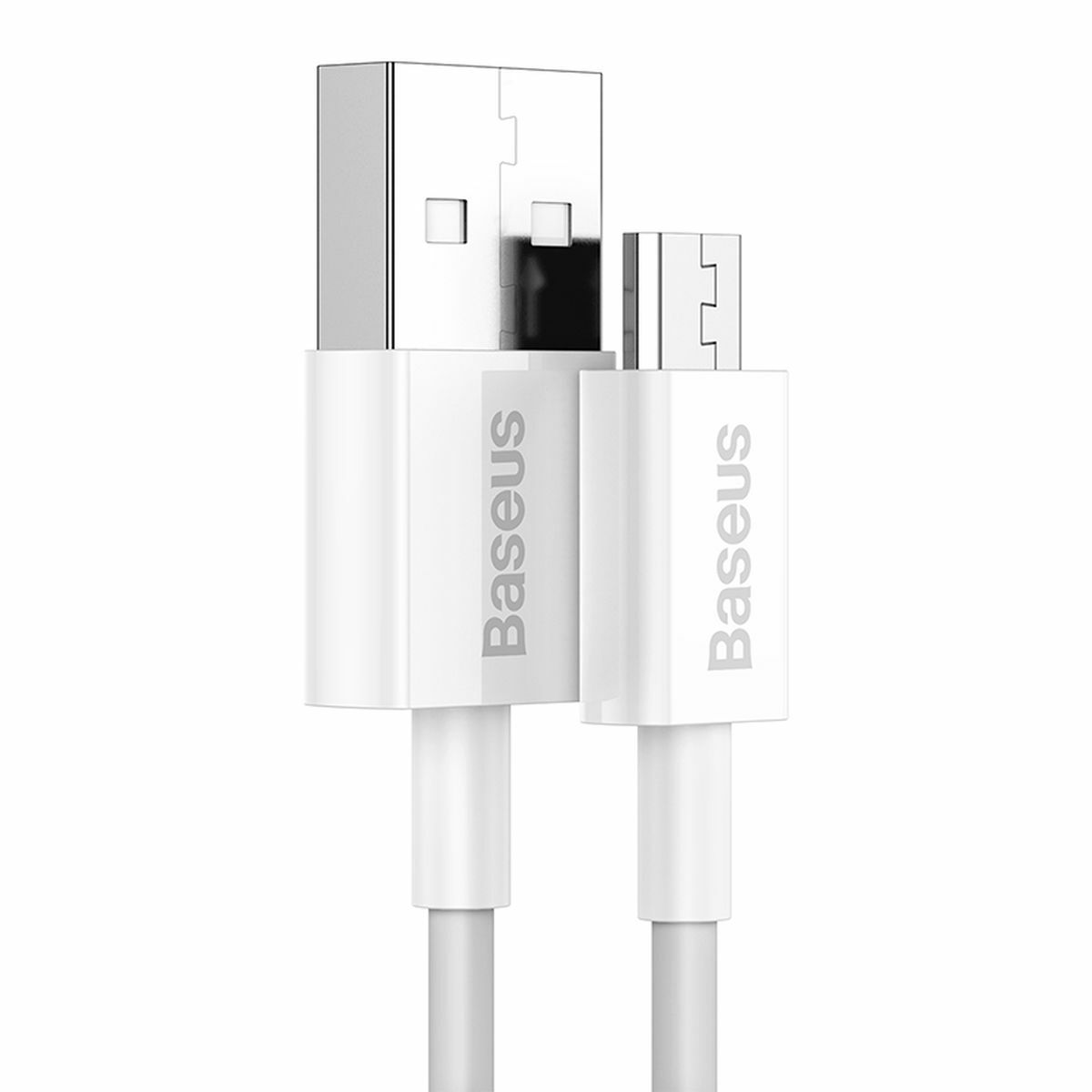 Kép 4/15 - Baseus Micro USB kábel, Superior, gyors töltő kábel, 2A, 1m, fehér (CAMYS-02)