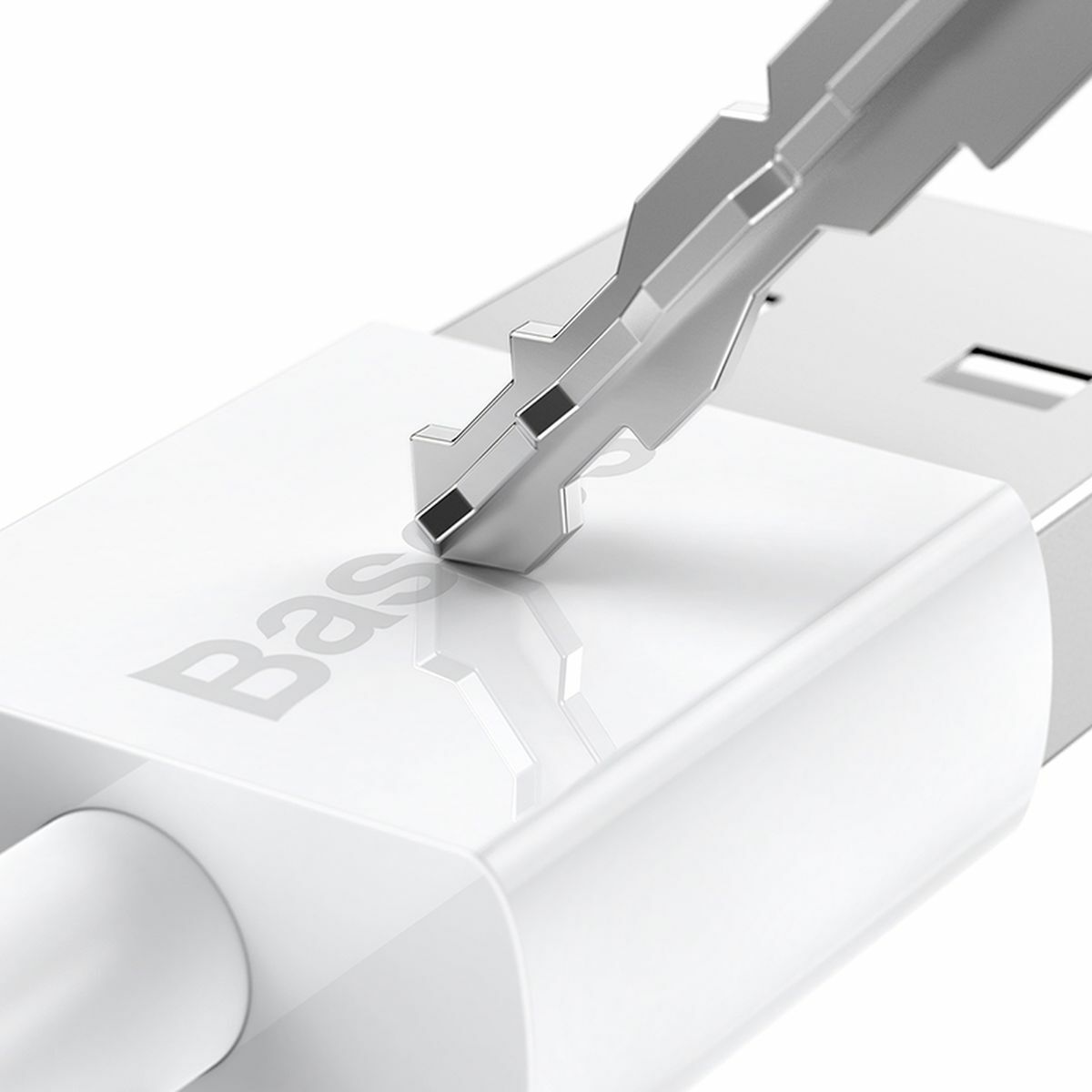 Kép 7/15 - Baseus Micro USB kábel, Superior, gyors töltő kábel, 2A, 1m, fehér (CAMYS-02)