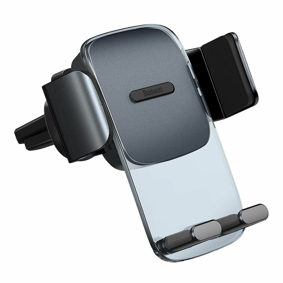 Kép 9/11 - Baseus autós telefontartó, Easy Control Clamp Holder (szellőzőrácsra szerelhető), fekete (SUYK000101)