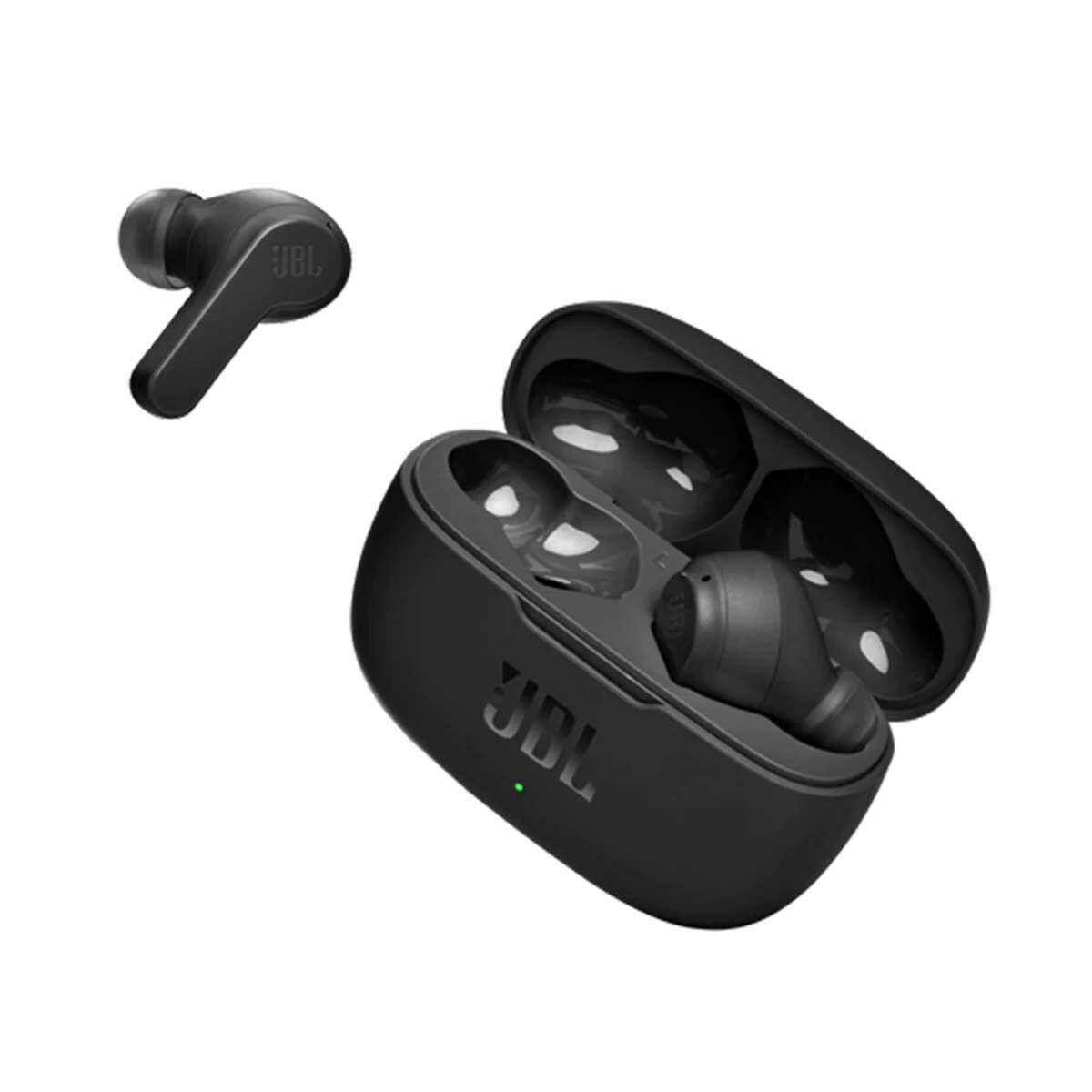 Kép 3/4 - JBL Wave 200 TWS Bluetooth vezeték nélküli fülhallgató, mély basszus, IPX2, érintésvezérlés, fekete EU