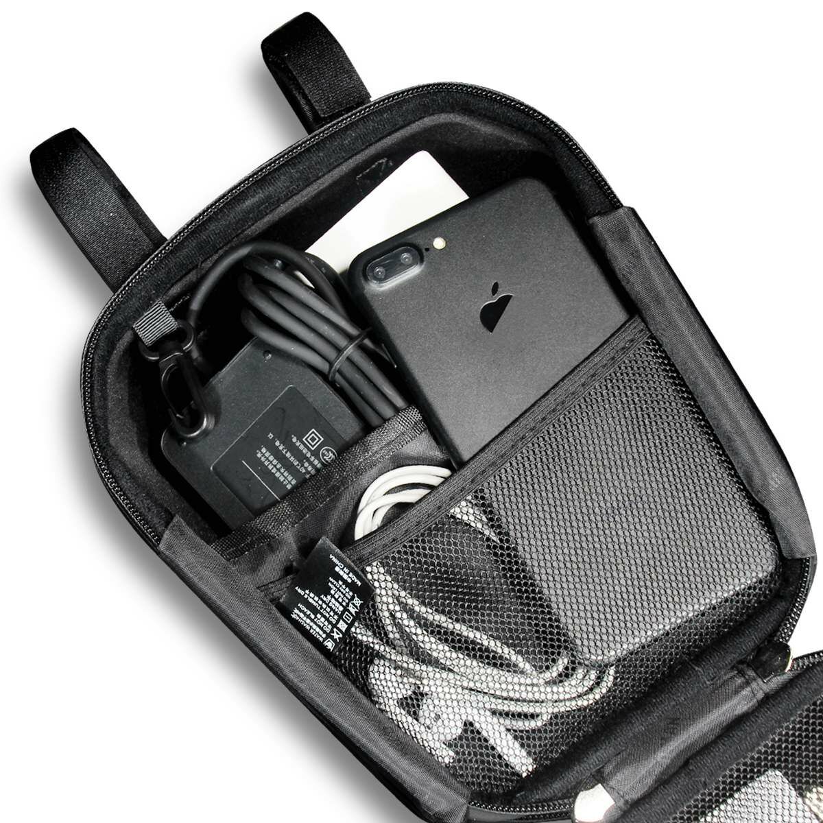 Kép 12/13 - WILDMAN roller táska TS9, 2.5L, többfunkciós, vízálló, kormányra szerelhető, tárolótáska, fekete