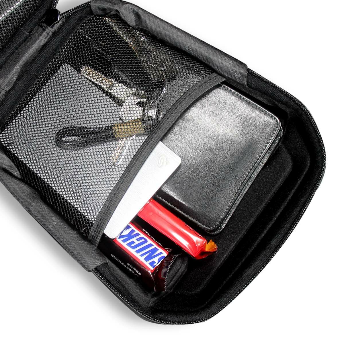 Kép 13/13 - WILDMAN roller táska TS9, 2.5L, többfunkciós, vízálló, kormányra szerelhető, tárolótáska, fekete