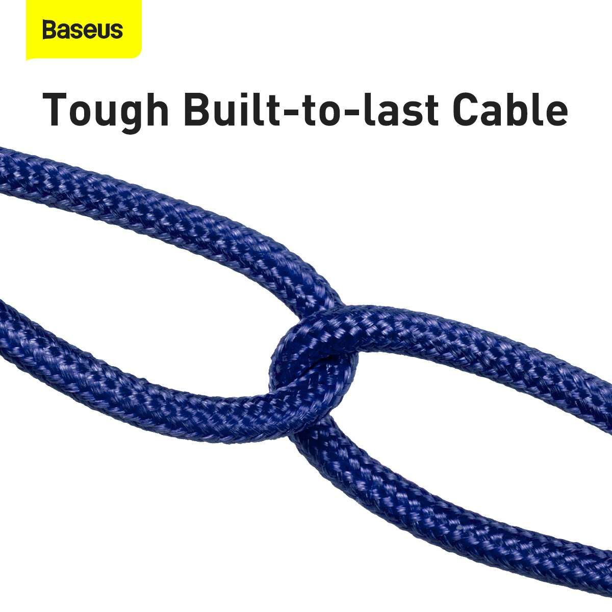 Kép 17/17 - Baseus Univerzális kábel, Rapid 3-in-1, USB - Type-C / Lightning / micro USB, 1.2m, kék (CAJS000003)