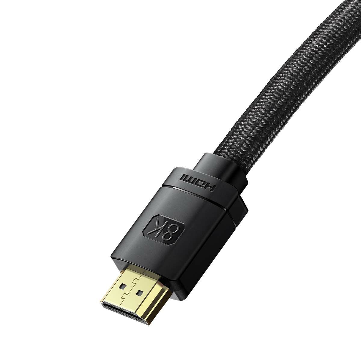 Kép 5/16 - Baseus Videó kábel, High definition sorozat HDMI - HDMI 2.1, 8K 60Hz, 4K 120Hz, 2K 144 Hz, 3D eARC QMS Dynamic HDR VRR ALLM, 3m, fekete (CAKGQ-L01)