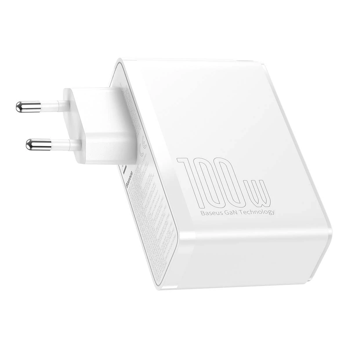 Kép 14/19 - Baseus hálózati töltő, GaN2 Pro gyorstöltő100W, fehér (CCGAN2P-L02)