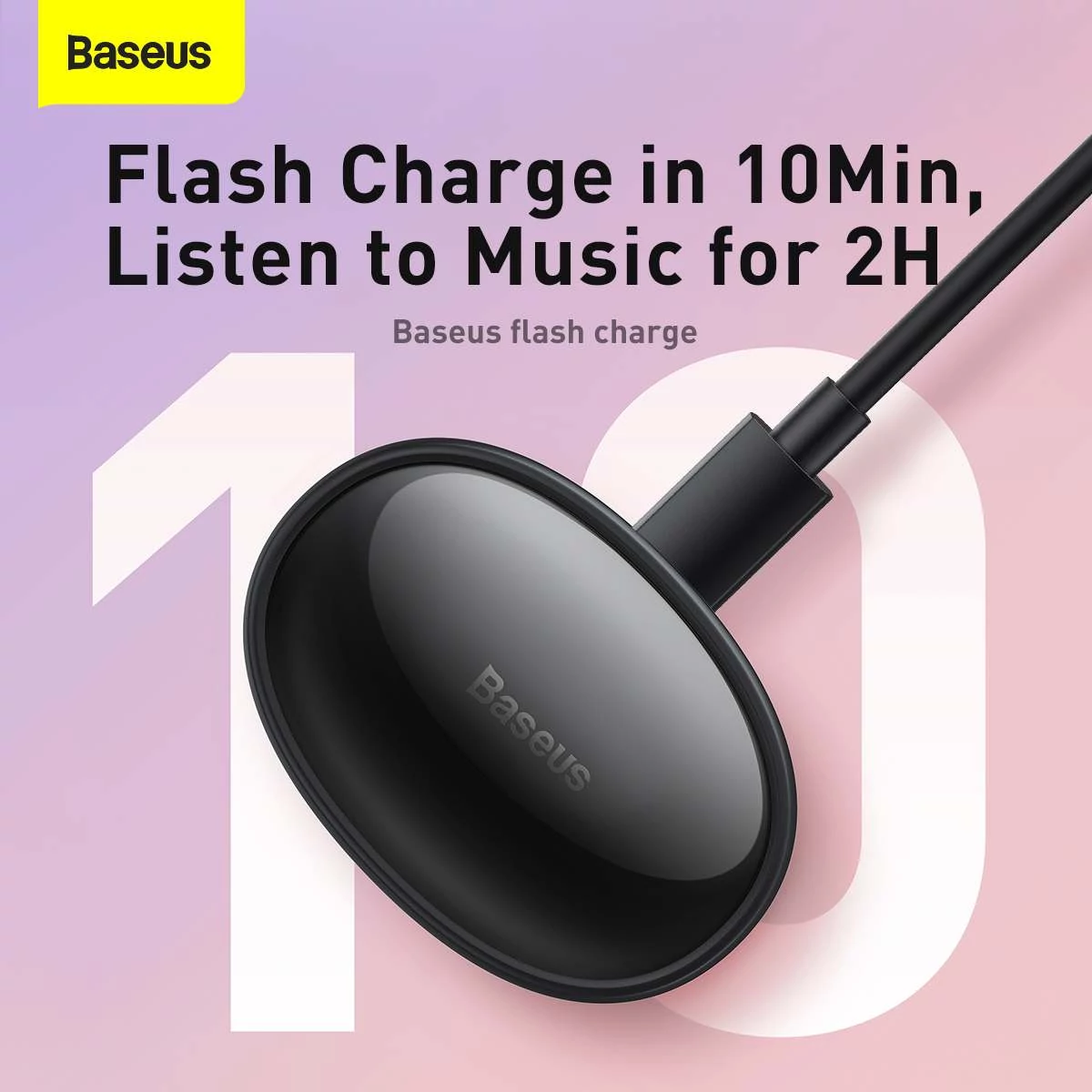 Kép 15/23 - Baseus fülhallgató, Bluetooth Bowie E2, BT 5.2, TWS AV Synchronization, alacsony késleltetés, IP55,