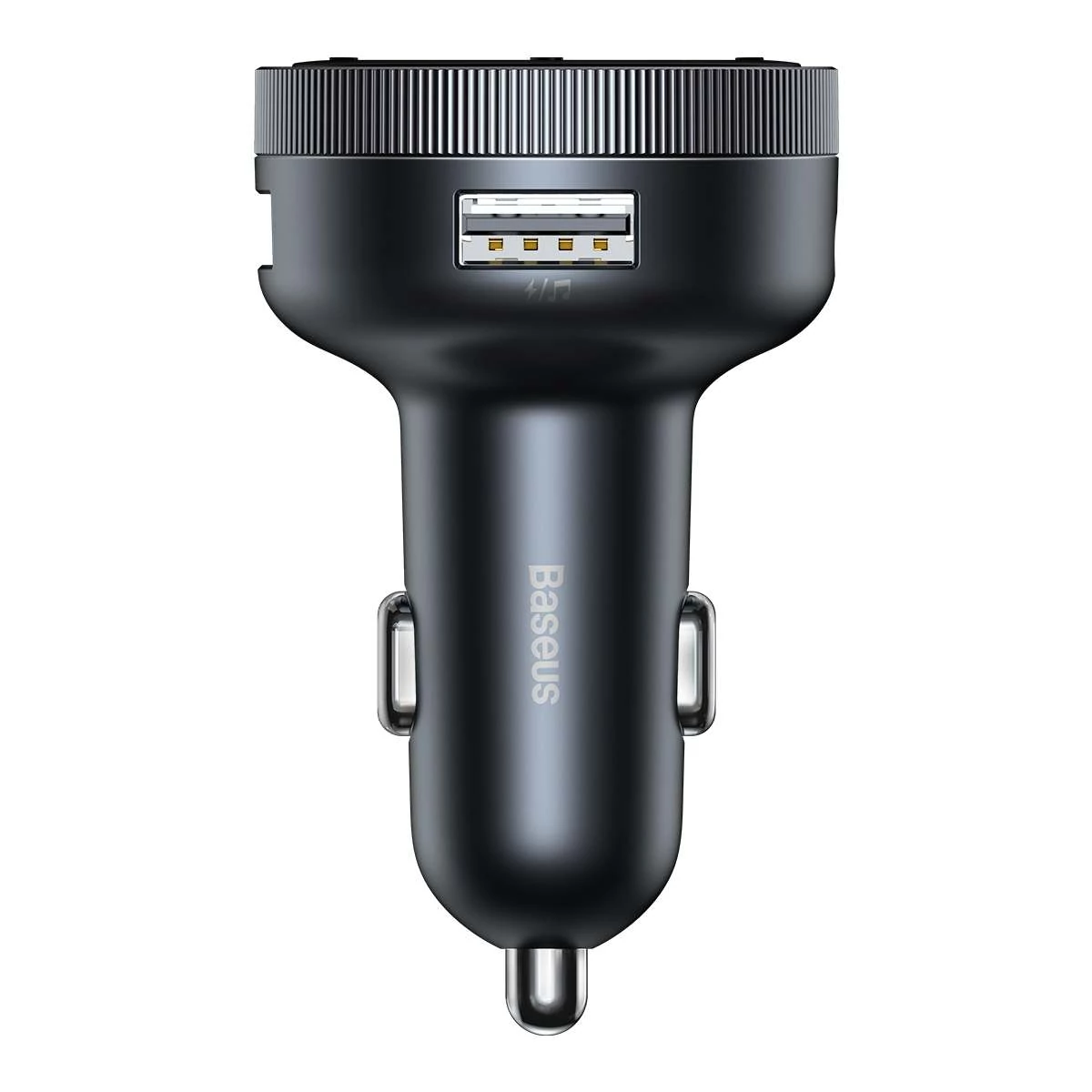 Kép 3/19 - Baseus autós töltő, Bluetooth Fm Transmitter Enjoy Car, LED kijelzővel, vezeték nélküli, U+U+3,5mm a