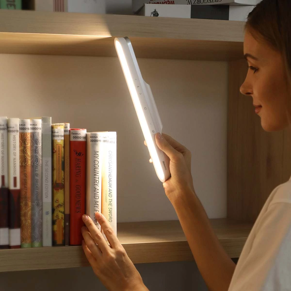 Kép 7/12 - Baseus mágneses LED lámpa fokozatmentes fényerő szabályzással, fehér (DGXC-02)