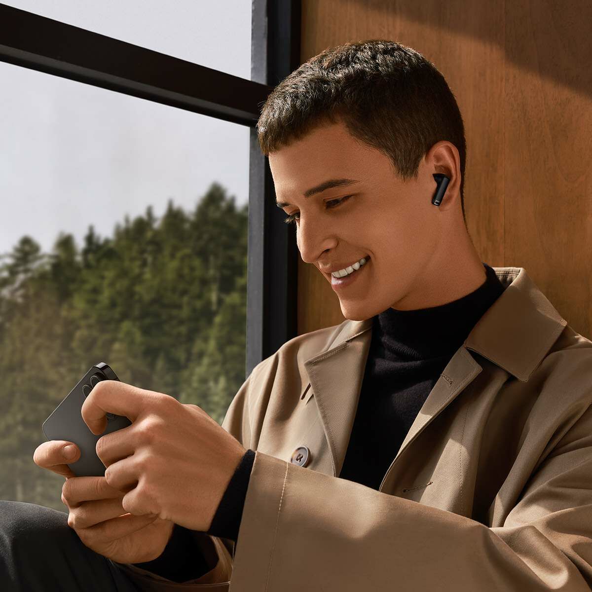 Kép 18/19 - Baseus fülhallgató, Bluetooth Bowie E9, BT 5.3, TWS, in-earphones, fekete (NGTW120001)