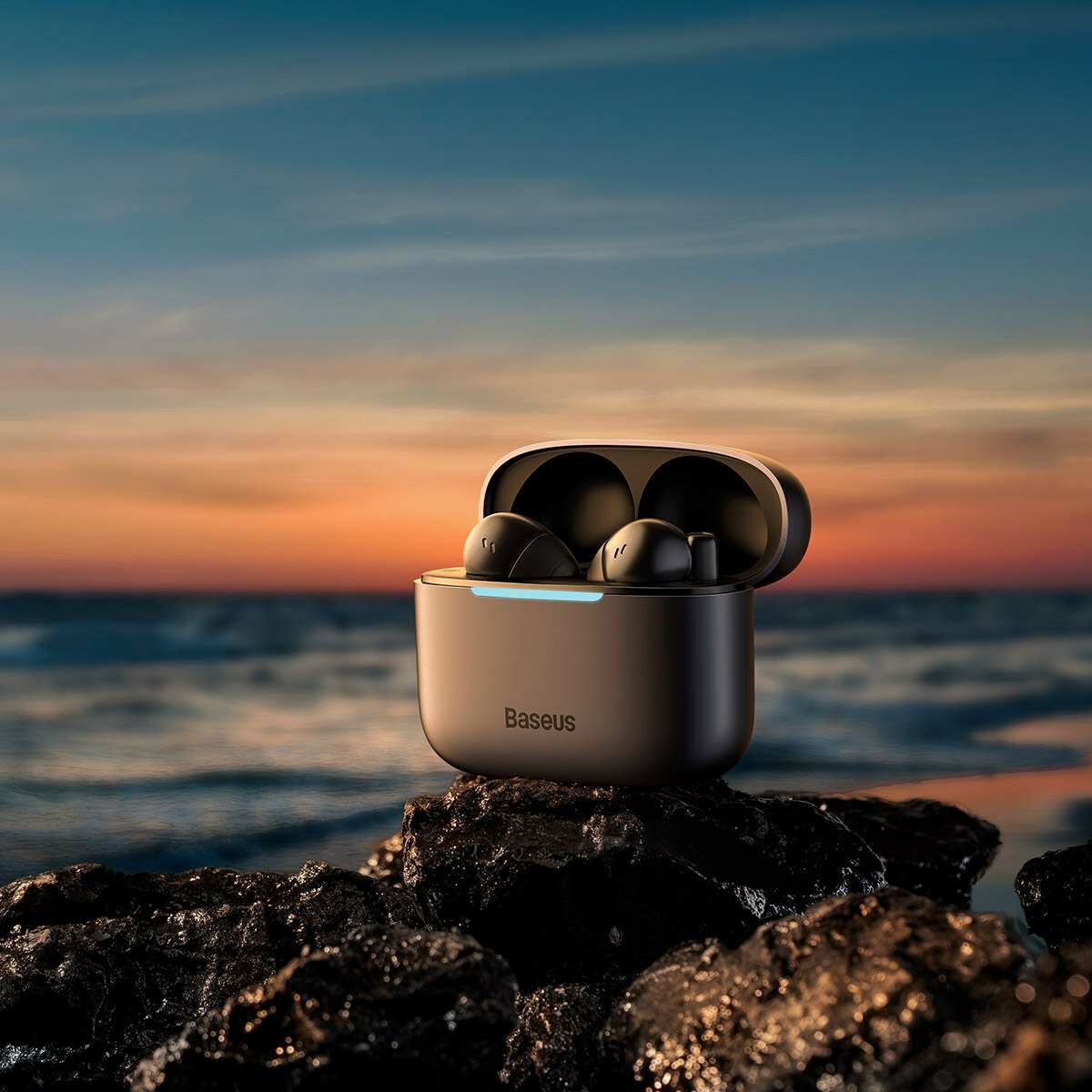 Kép 19/19 - Baseus fülhallgató, Bluetooth Bowie E9, BT 5.3, TWS, in-earphones, fekete (NGTW120001)