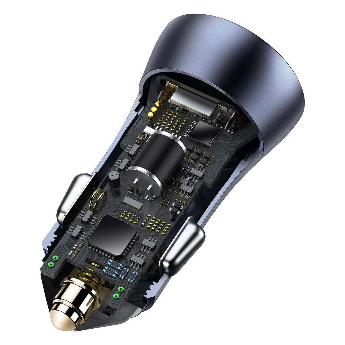 Kép 9/16 - Baseus autós töltő, Golden Contactor Pro Dupla gyorstöltő U+C, PD 3.0, gyorstöltés 4+, SCP FCP AFC