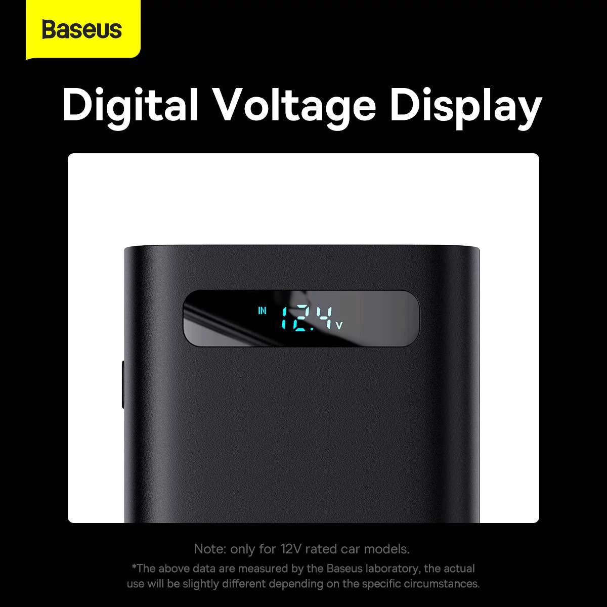 Kép 15/18 - Baseus autós kiegészítő, Power Inverter, áram átalakító, 150W 12V / 500W 220V (Type-C + USB + Dupla