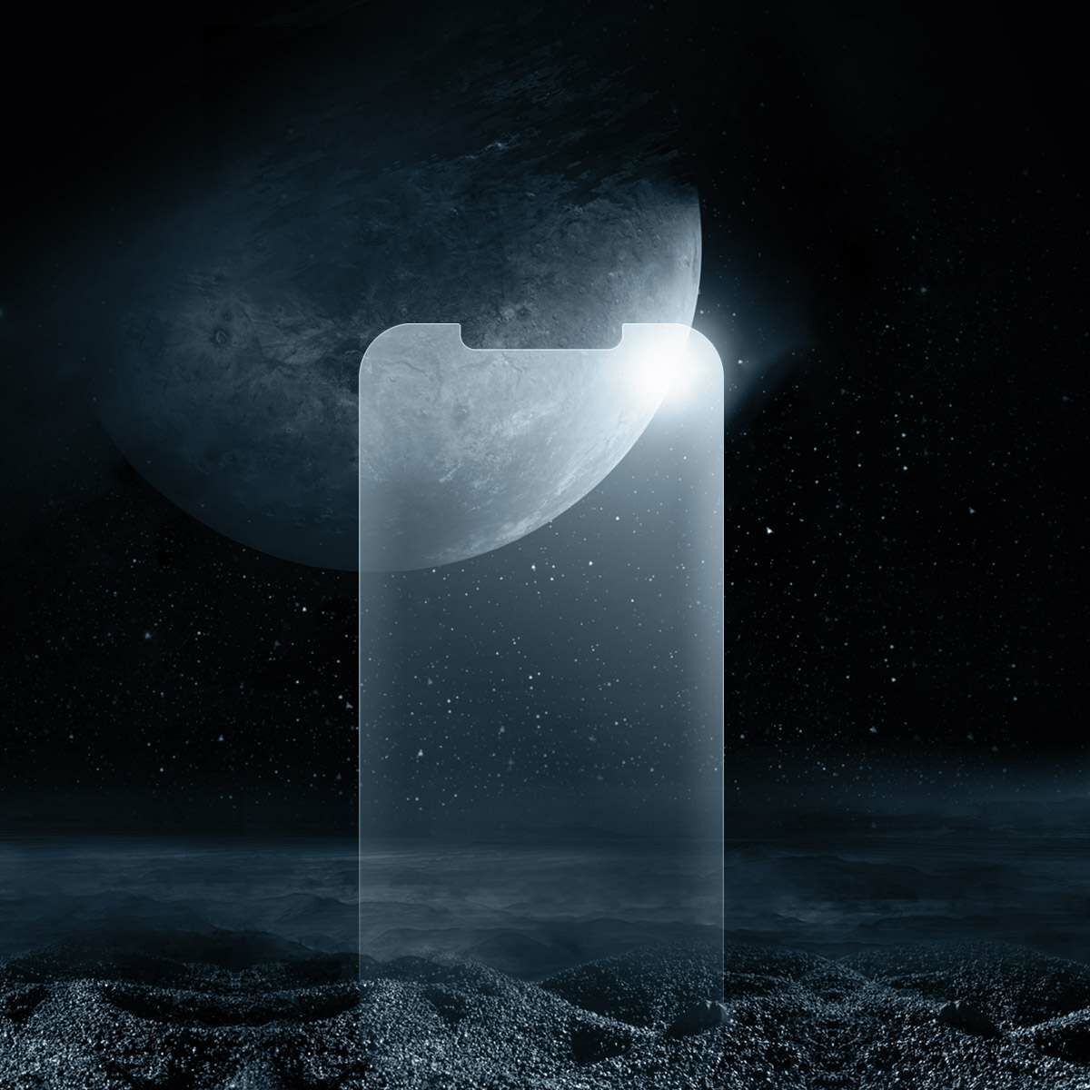 Kép 11/14 - Baseus iPhone 12 Pro Max 0.25 mm, Frosted Glass, teljes felületre, (2db/csomag), átlátszó (SGAPIPH67N-LM02)