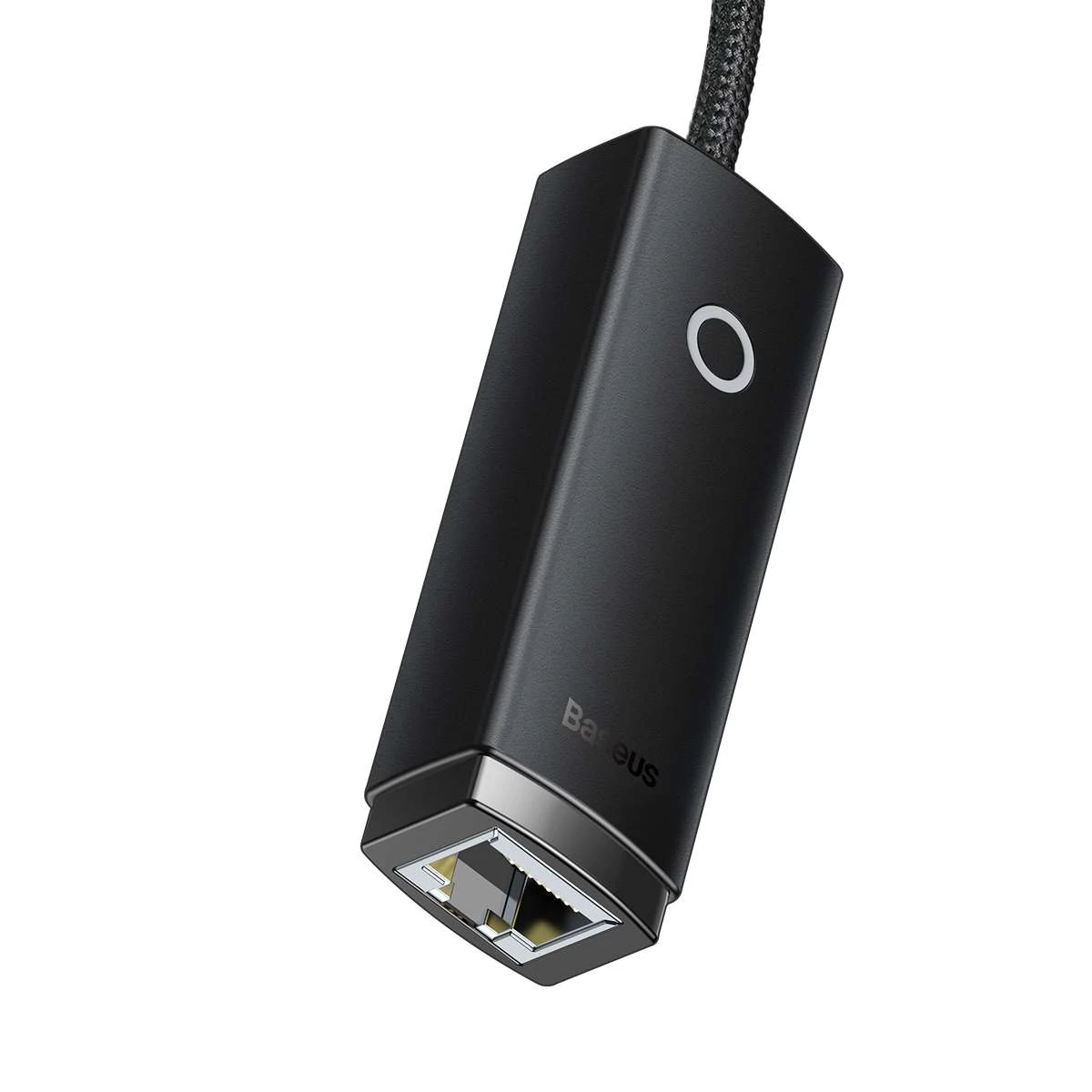 Kép 6/17 - Baseus HUB Lite Series Ethernet (USB-A bemenetről - RJ45 LAN port) adapter, 100Mbps, fekete (WKQX000