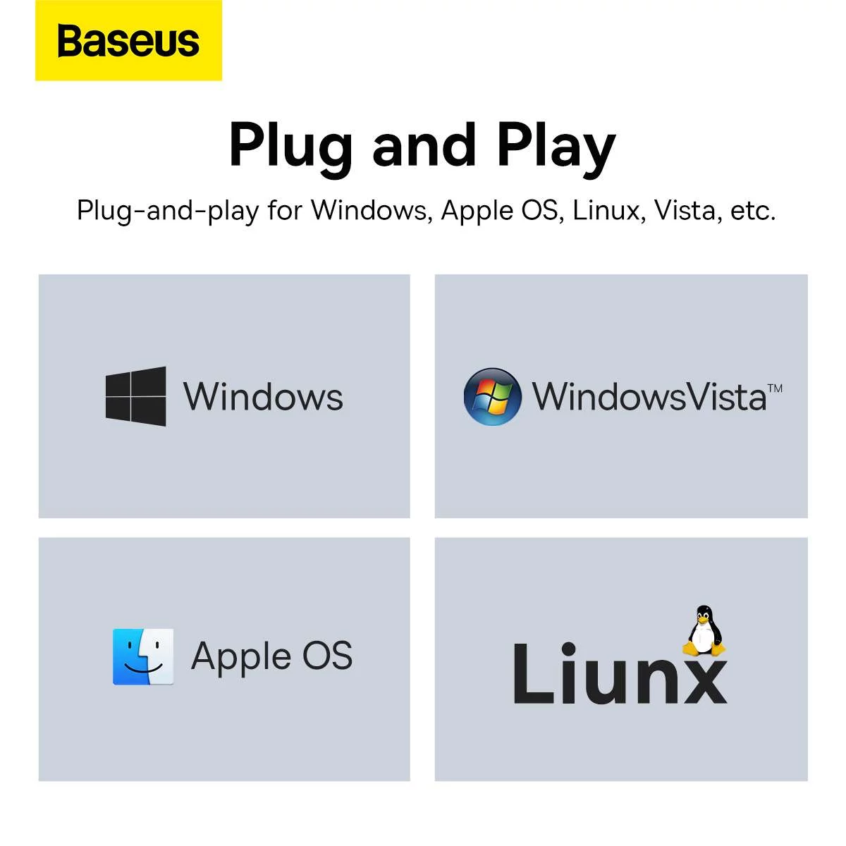 Kép 17/17 - Baseus HUB Lite Series Ethernet (USB-A bemenetről - RJ45 LAN port) adapter, 100Mbps, fekete (WKQX000