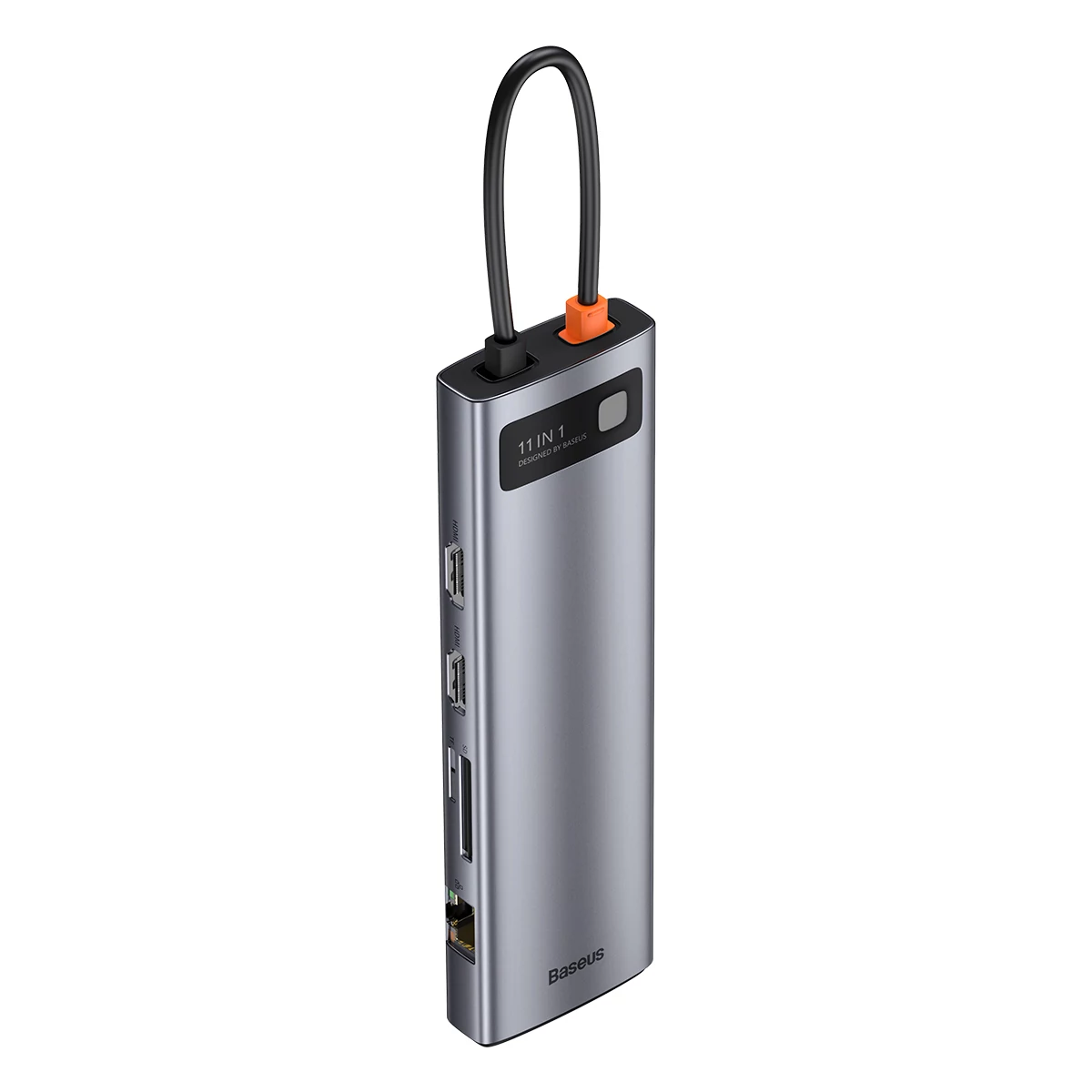 Kép 6/16 - Baseus HUB Metal Gleam Series 11-in-1 Multifunkciós (Type-C to 3xUSB3.2/PD 100W/3,5 mm Jack/VGA Full