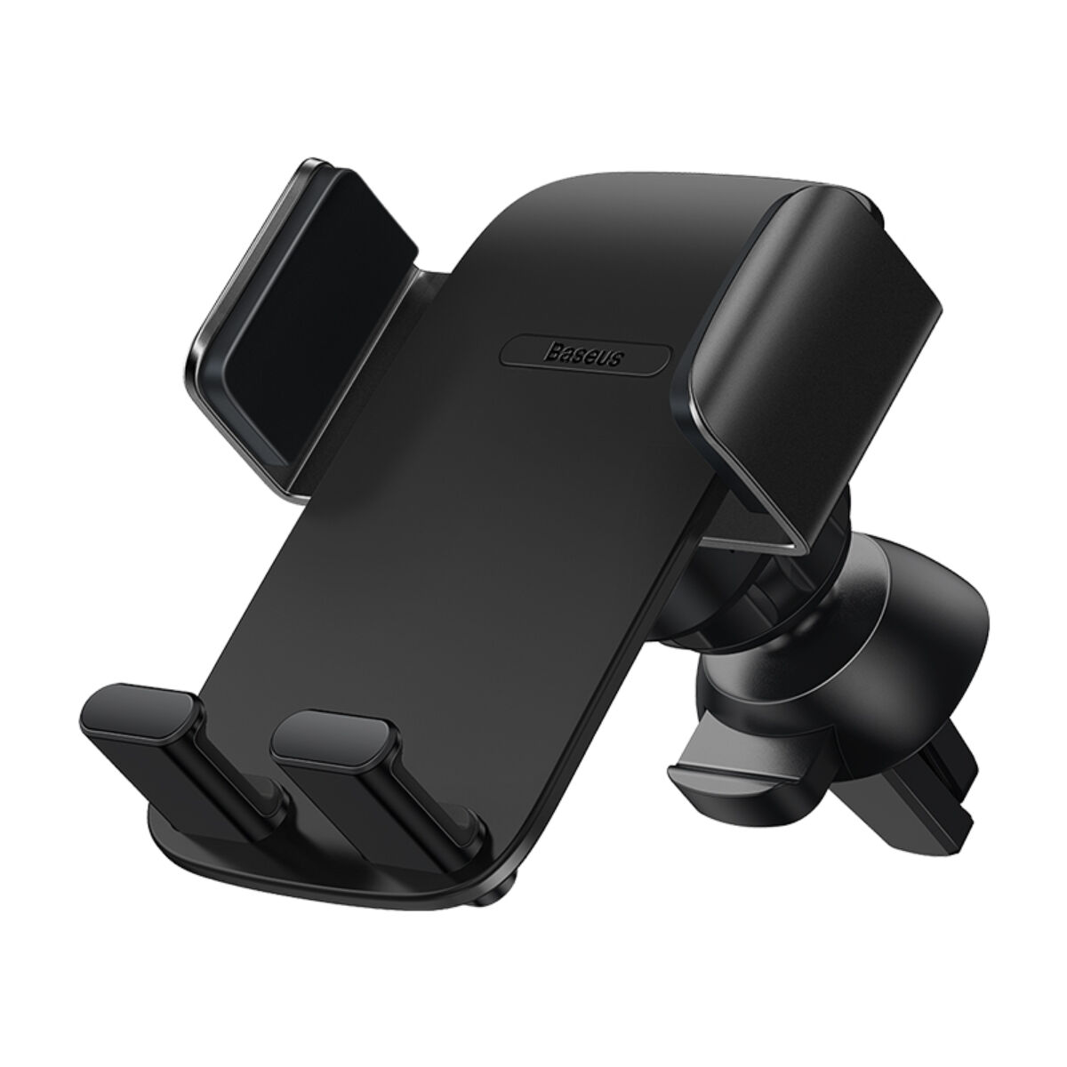 Kép 8/16 - Baseus autós telefon tartó, Easy Control PRO Clamp Holder (szellőzőrácsra és műszerfalra szerelhető), 4.7 - 6.7 inchig, fekete (SUYK010001)