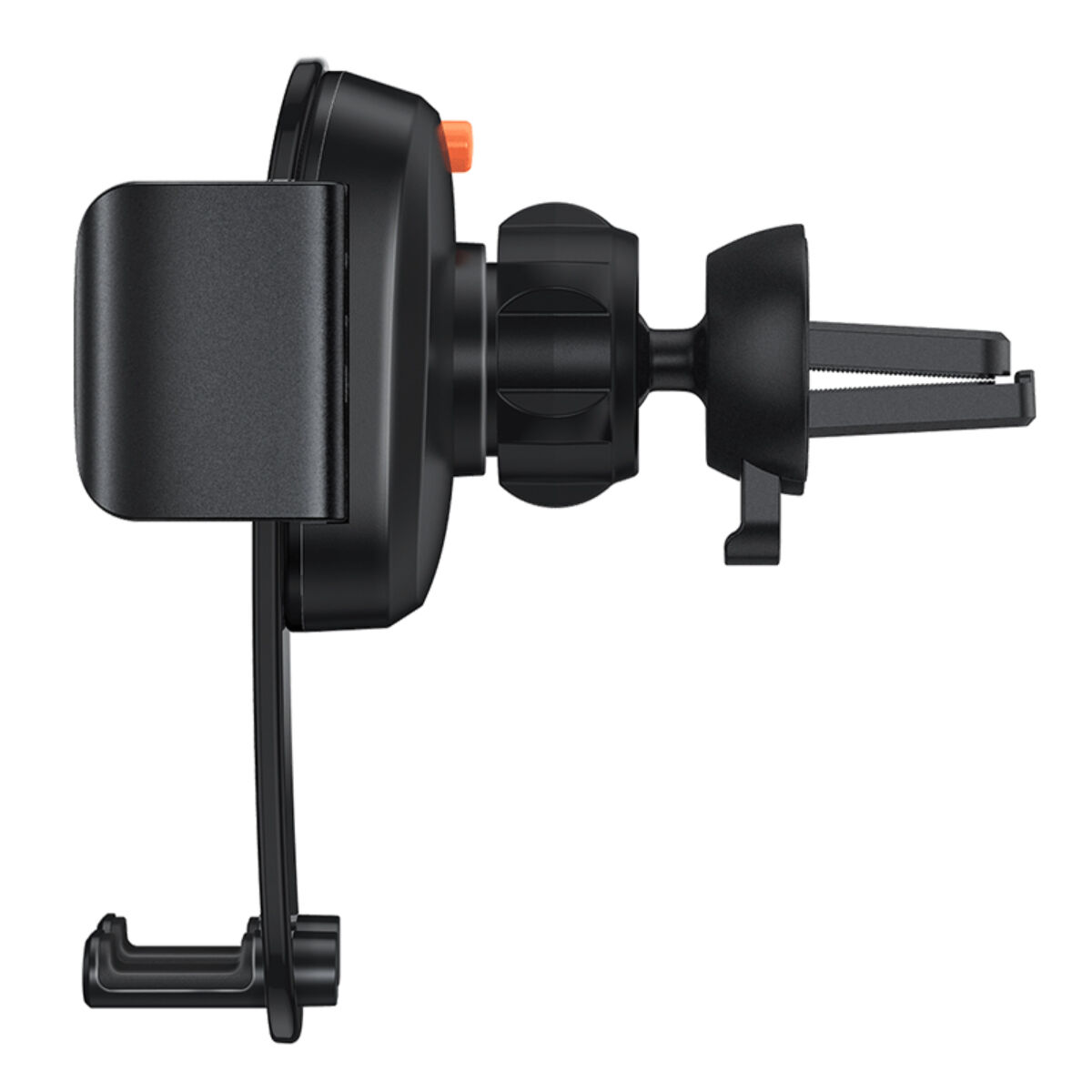 Kép 7/15 - Baseus autós telefon tartó, Easy Control PRO Clamp Holder (szellőzőrácsra szerelhető), 4.7 - 6.7 inchig, fekete (SUYK010101)