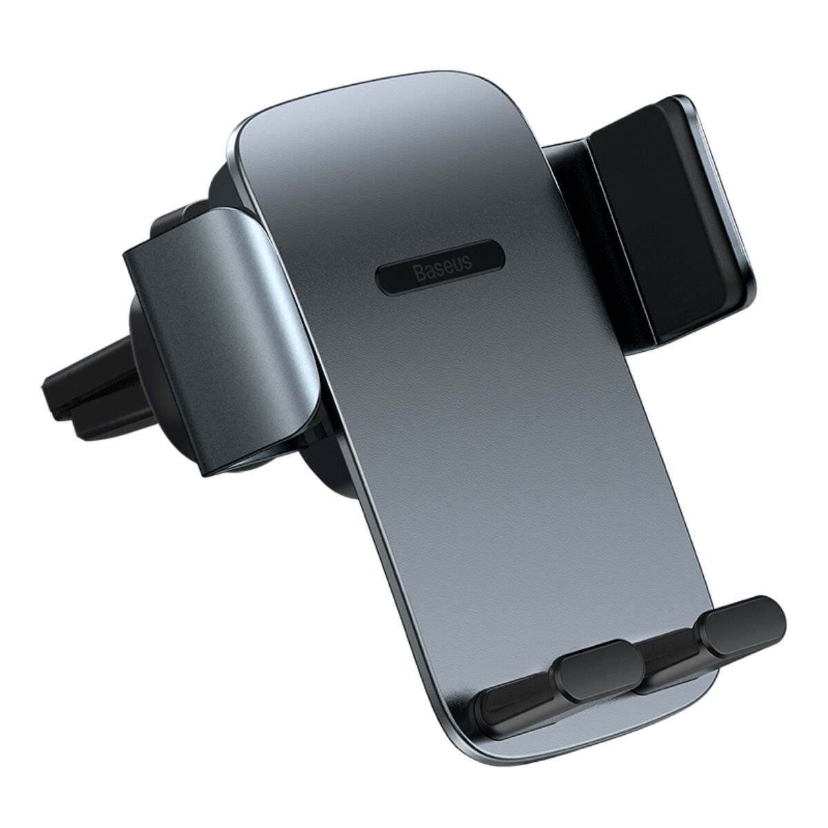 Kép 9/15 - Baseus autós telefon tartó, Easy Control PRO Clamp Holder (szellőzőrácsra szerelhető), 4.7 - 6.7 inchig, fekete (SUYK010114)