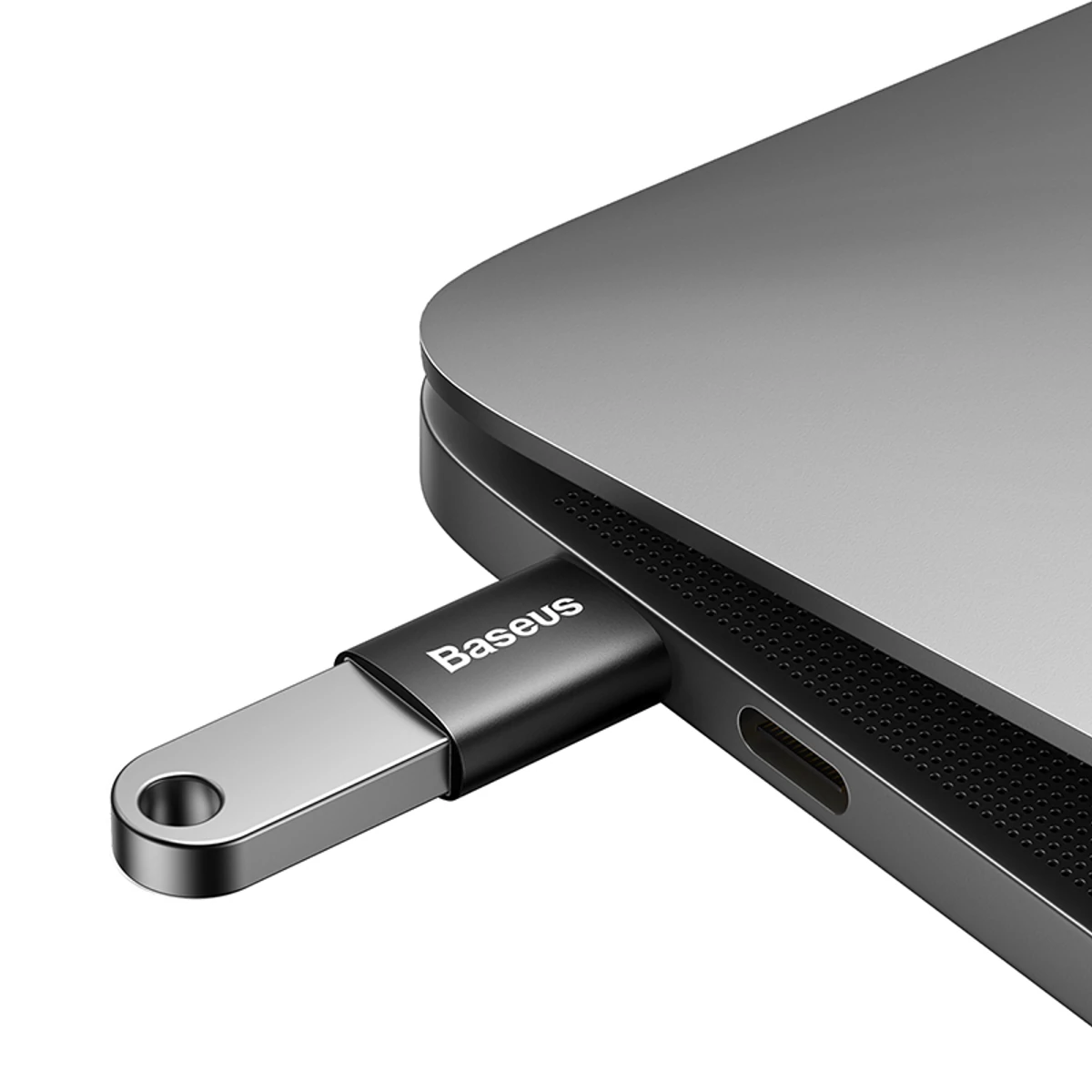 Kép 7/15 - Baseus átalakító, Ingenuity Series Mini OTG adapter, USB-A 3.1 [anya] - Type-C [apa], fekete