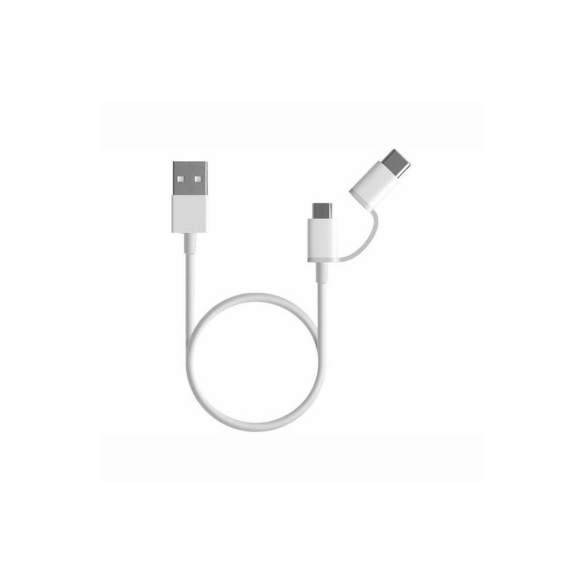 Xiaomi Mi USB kábel 2-in-1 (Micro USB és Type C) 30 cm fehér EU SJV4083TY 