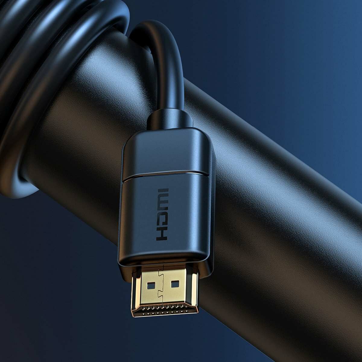 Kép 13/18 - Baseus Videó kábel, High Definition sorozat HDMI 2.0 4K 0.75m, fekete (WKGQ030101)