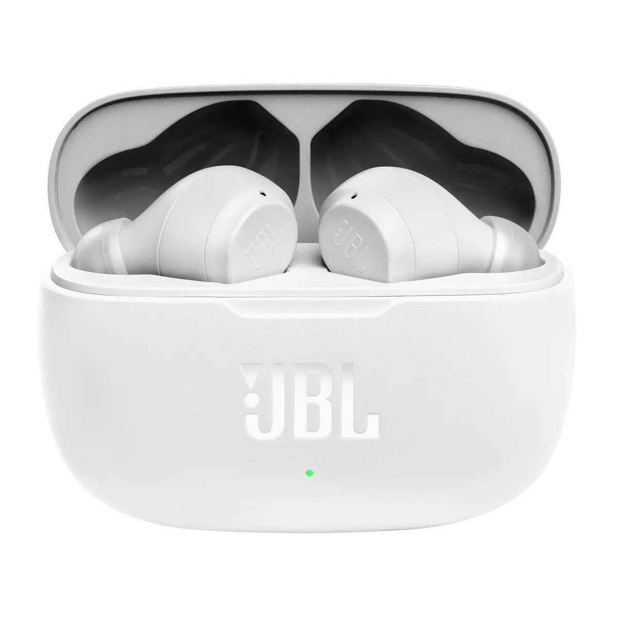 Kép 4/4 - JBL Wave 200 TWS Bluetooth vezeték nélküli fülhallgató, mély basszus, IPX2, érintésvezérlés, fehér EU