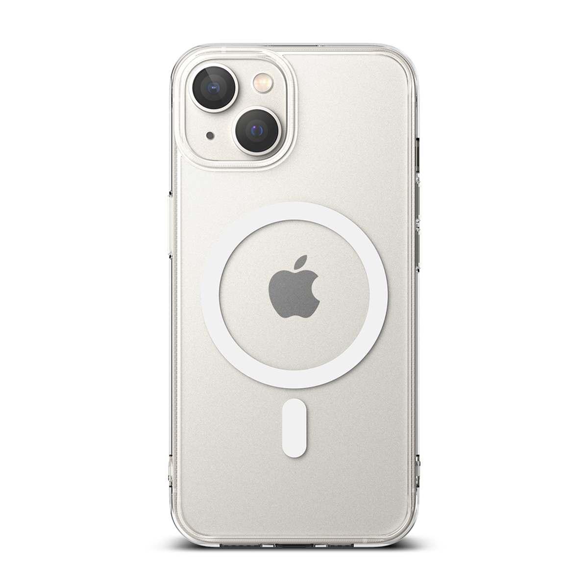 Kép 2/4 - Ringke iPhone 14 Plus tok, Fusion Magnetic, MagSafe töltő felvevő funkció (töltő és kábel nélkül), Matt átlátszó