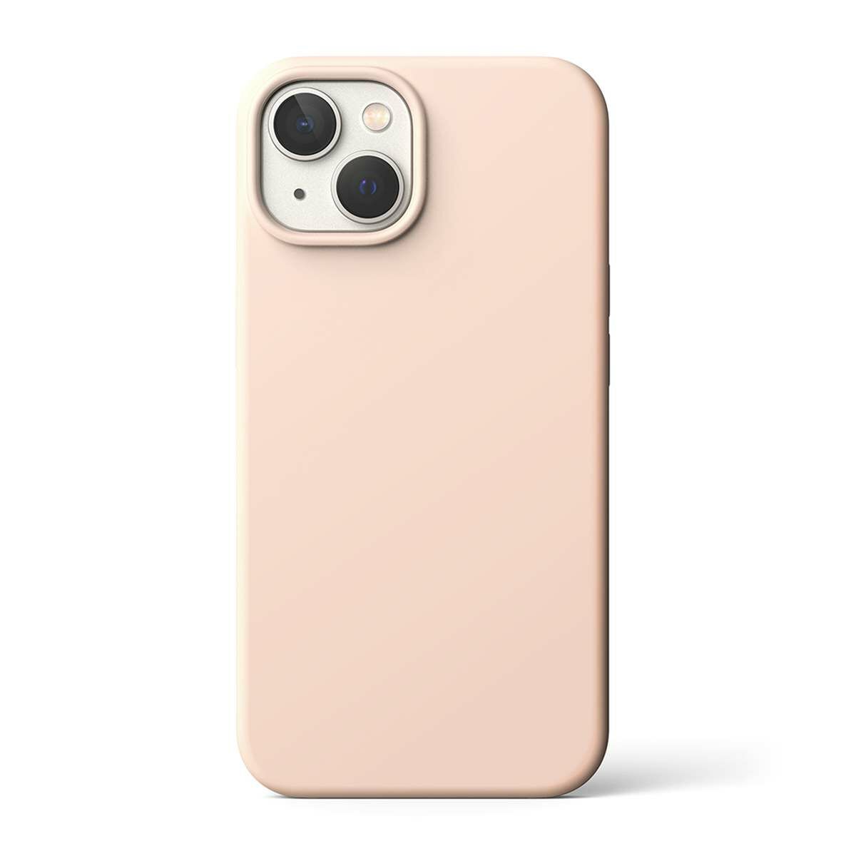 Kép 3/3 - Ringke iPhone 14 Plus tok, Silicone, Pink Sand