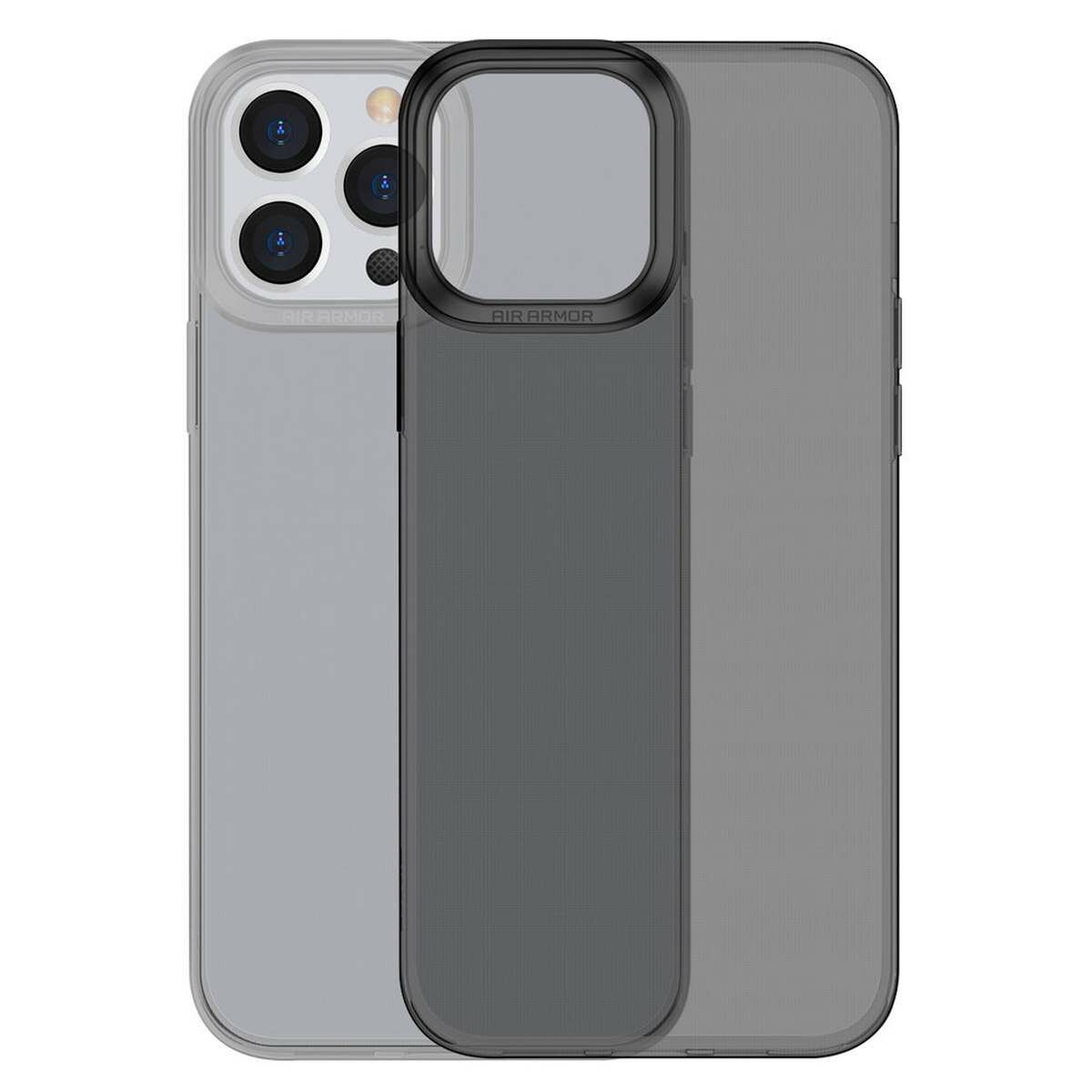 Kép 3/15 - Baseus iPhone 13 Pro Max Simple Series tok, átlátszó fekete (ARAJ000501)
