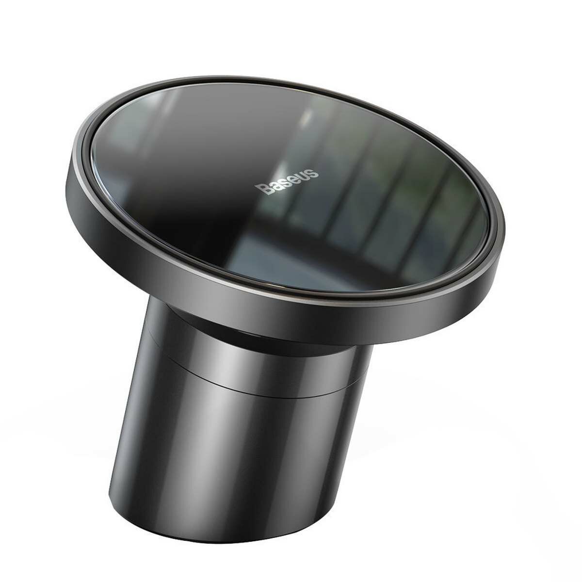 Kép 4/19 - Baseus autós telefon tartó, Magnetic, műszerfalra/szellőzőrácsra, 360 fokban forgatható, iPhone MagSafe kompatibilis, fekete (SULD-01)