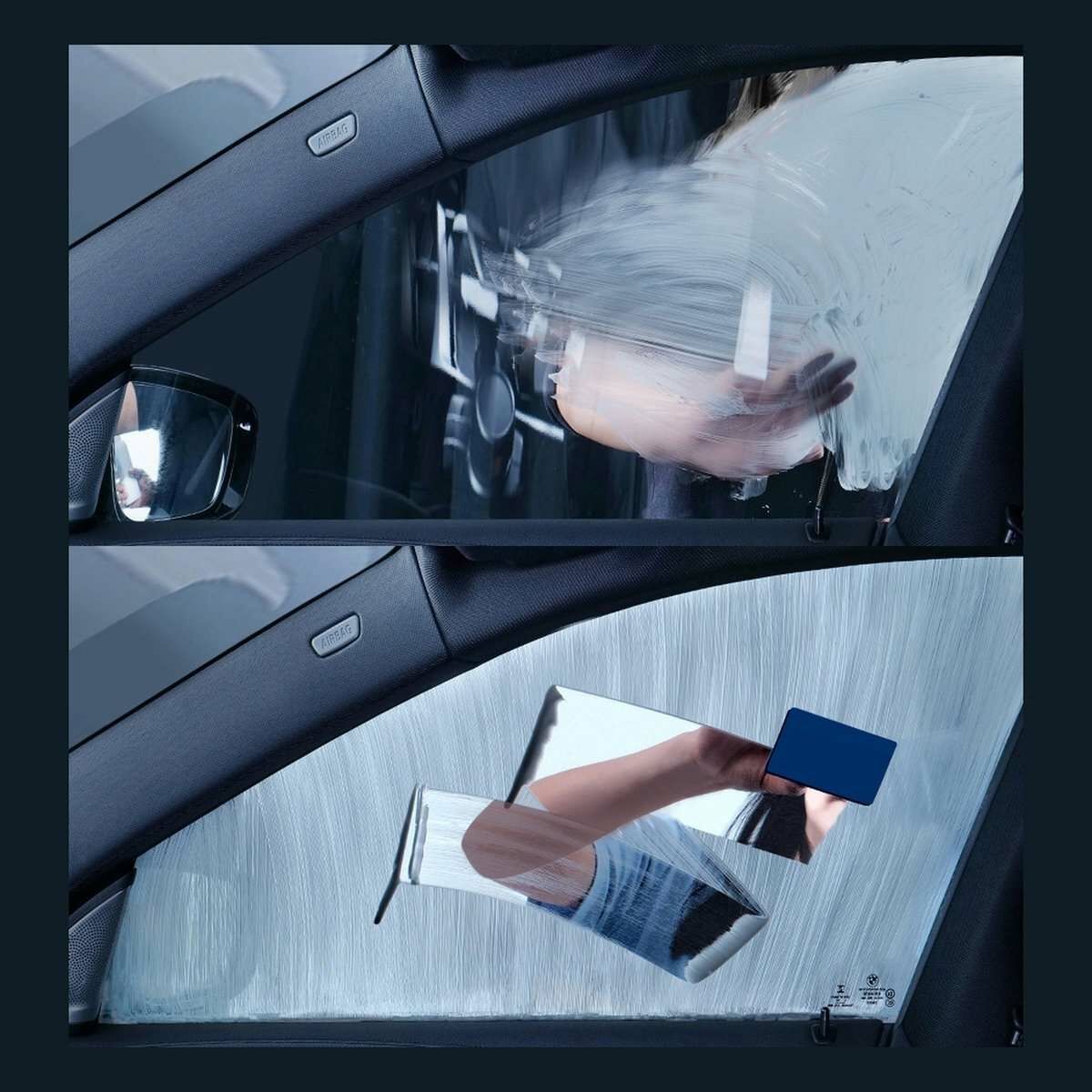 Kép 11/23 - Baseus autós kiegészítő, Auto-care ablak tisztító folyadék, zsíros foltok eltávolítására, 200ml, fehér (CRYH020002)