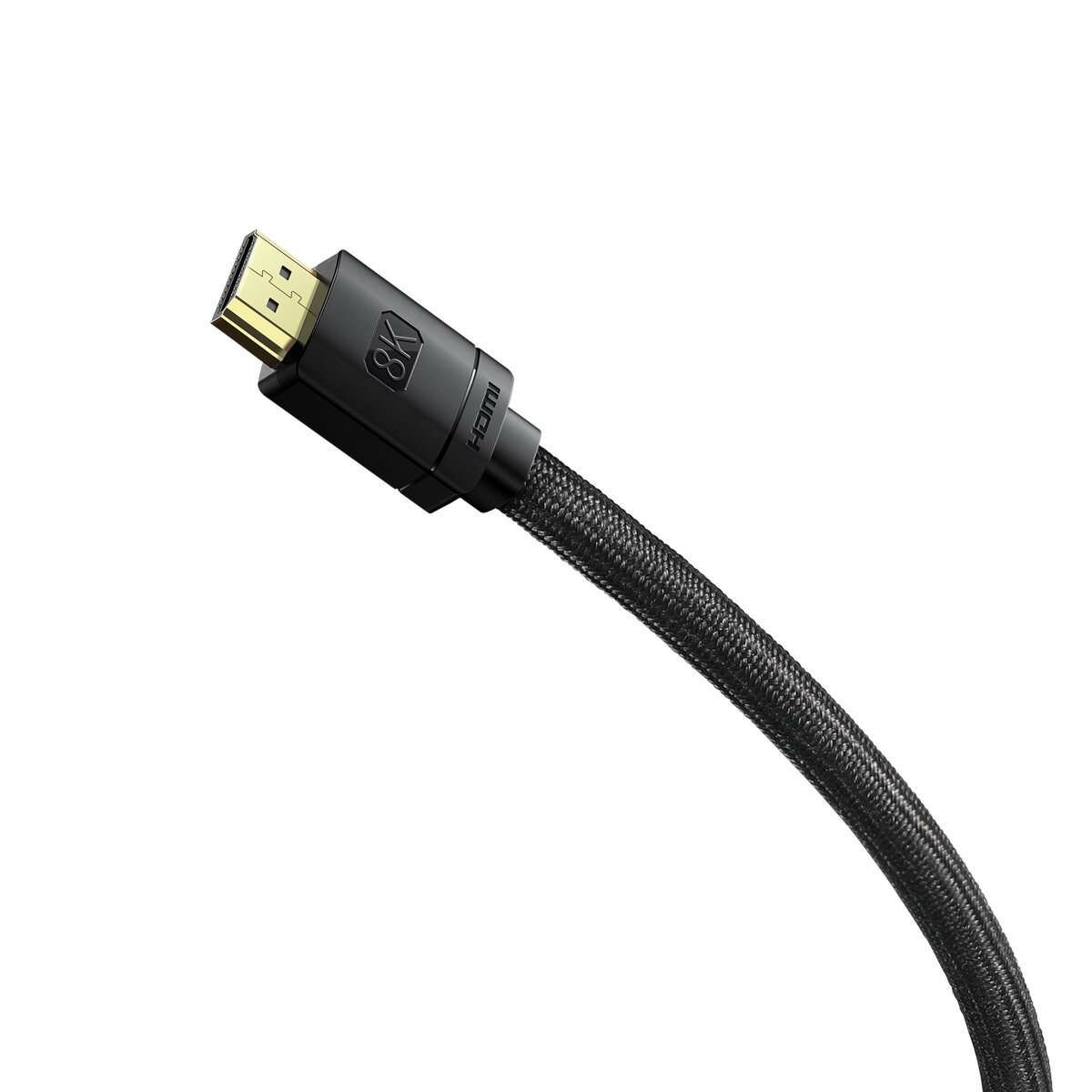 Kép 4/19 - Baseus Videó kábel, High Definition sorozat HDMI 2.1 - 8K 60 Hz, 1.5m, fekete (WKGQ040101)