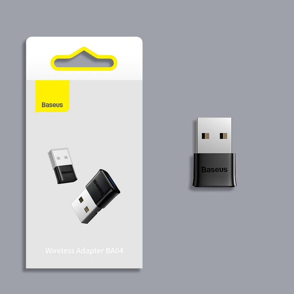 Kép 3/20 - Baseus BA04 mini Bluetooth adapter, USB vevőegység és transmitter, fekete