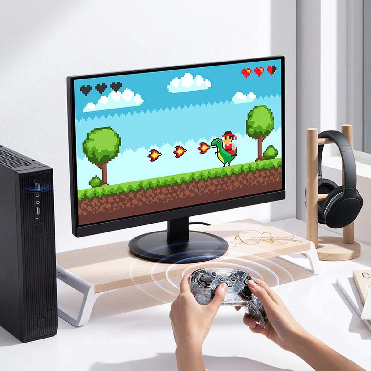 Kép 12/20 - Baseus BA04 mini Bluetooth adapter, USB vevőegység és transmitter, fekete