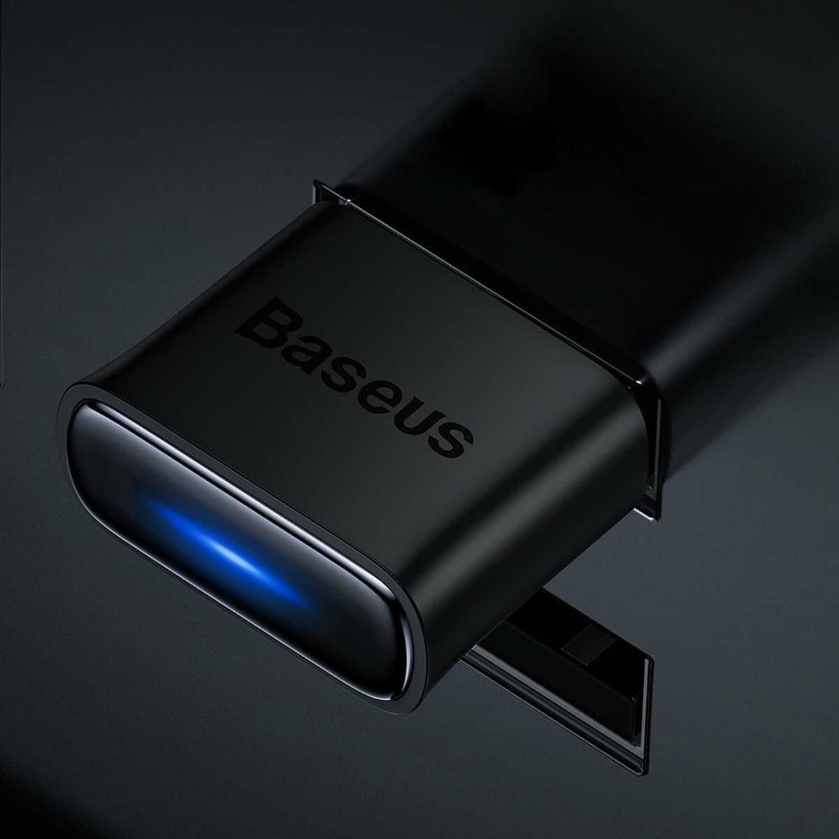 Kép 14/20 - Baseus HUB BA04 mini Bluetooth 5.0 adapter USB számítógépes vevőegység és transmitter, fekete (ZJBA000001)